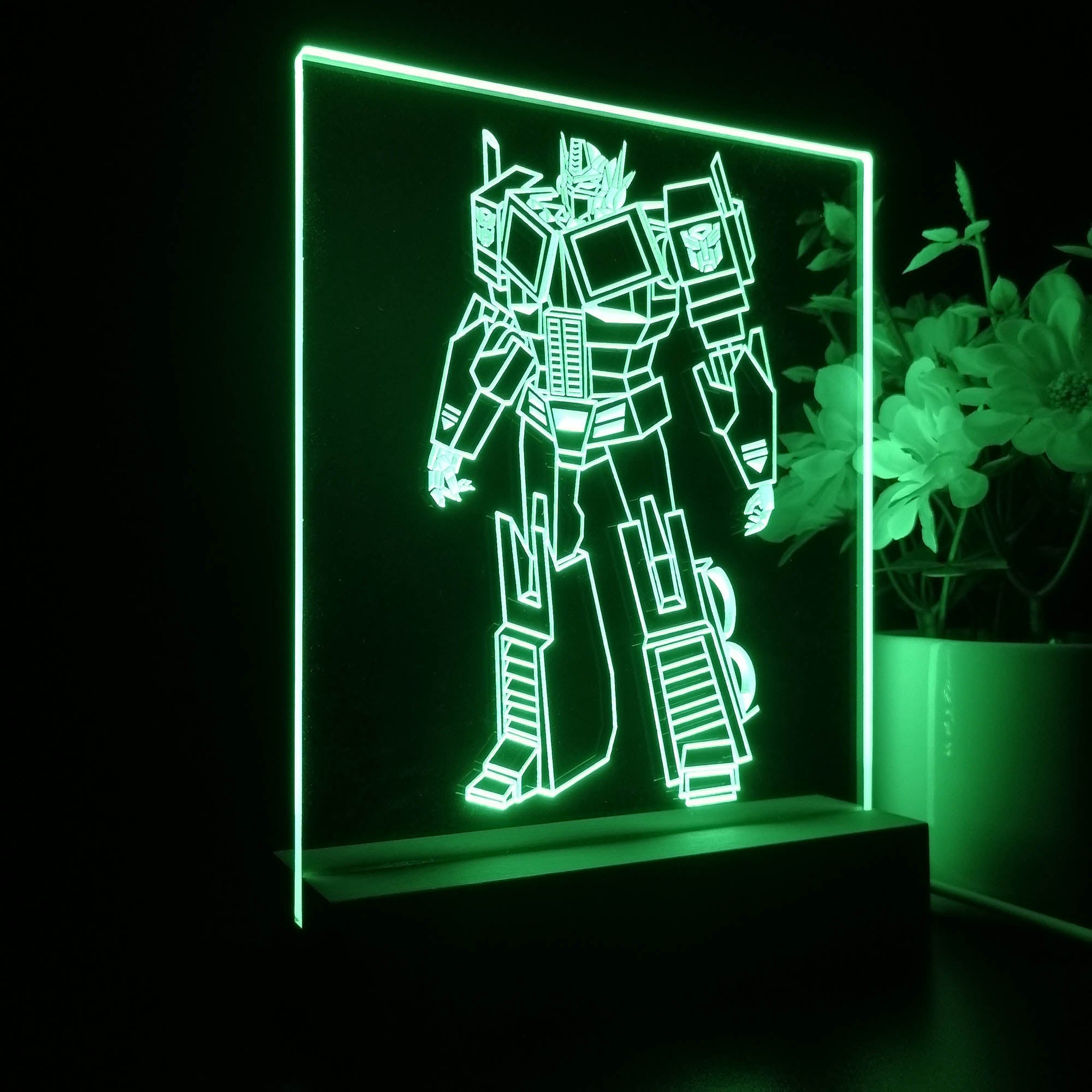 Transformers Optimus Prime 3D LED Optical Illusion Sleep Night Light