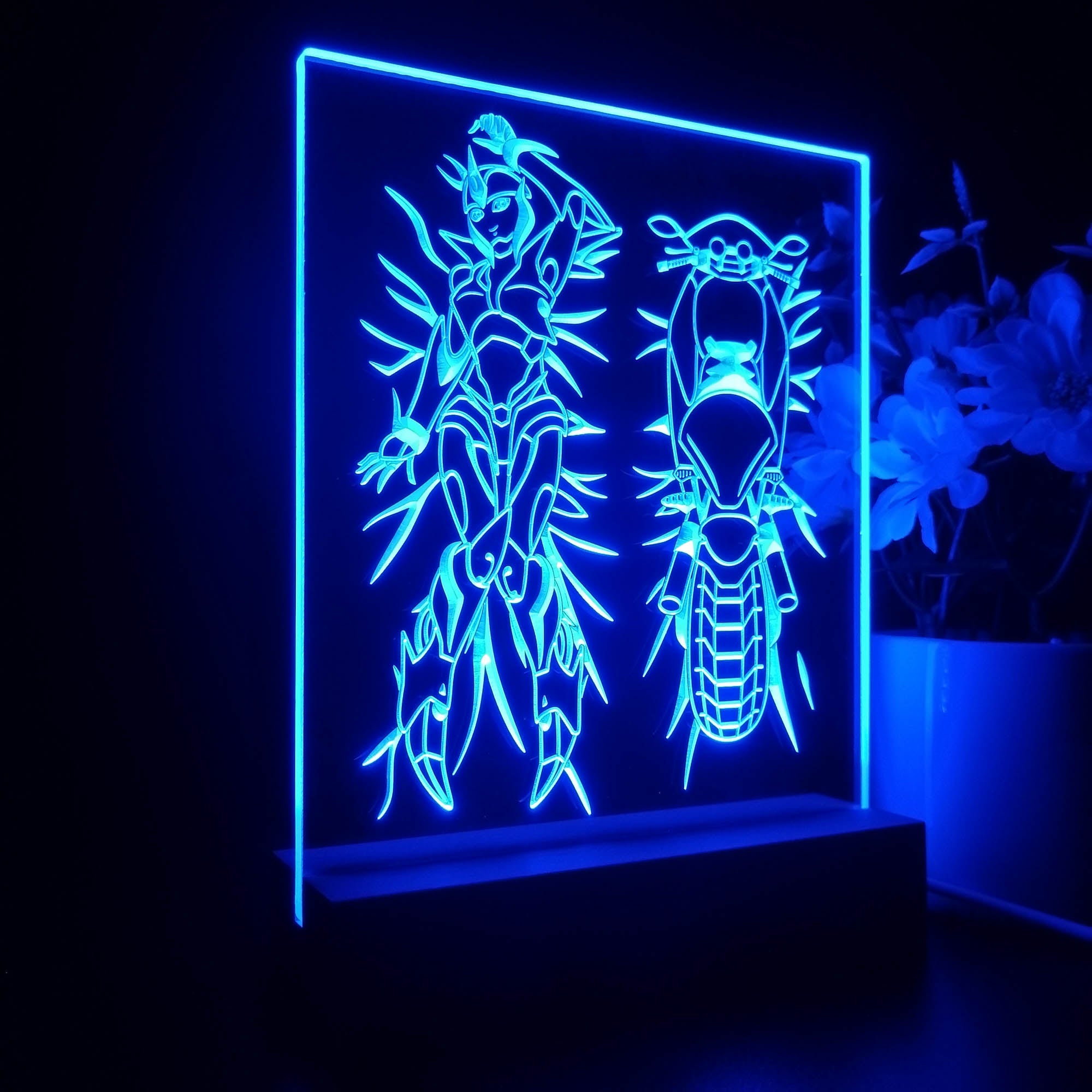 Transformers Arcee Motorcycle 3D Neon LED Night Light Sign