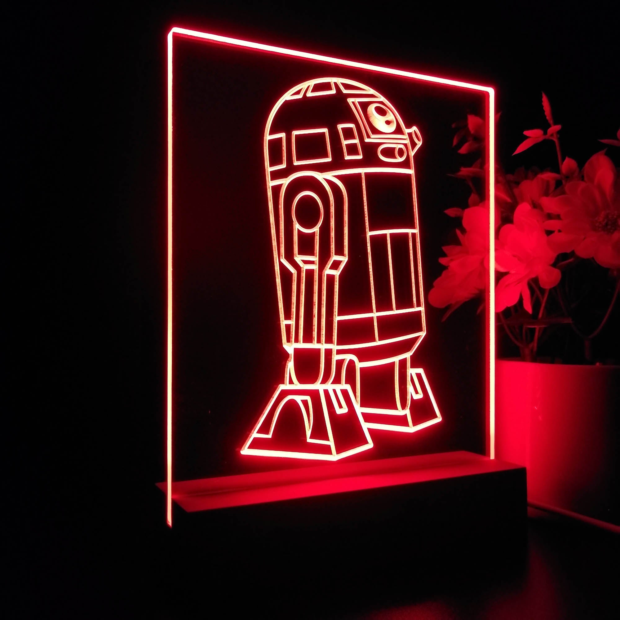 R2D2 C3PO Star Wars 3D LED Optical Illusion Sleep Night Light