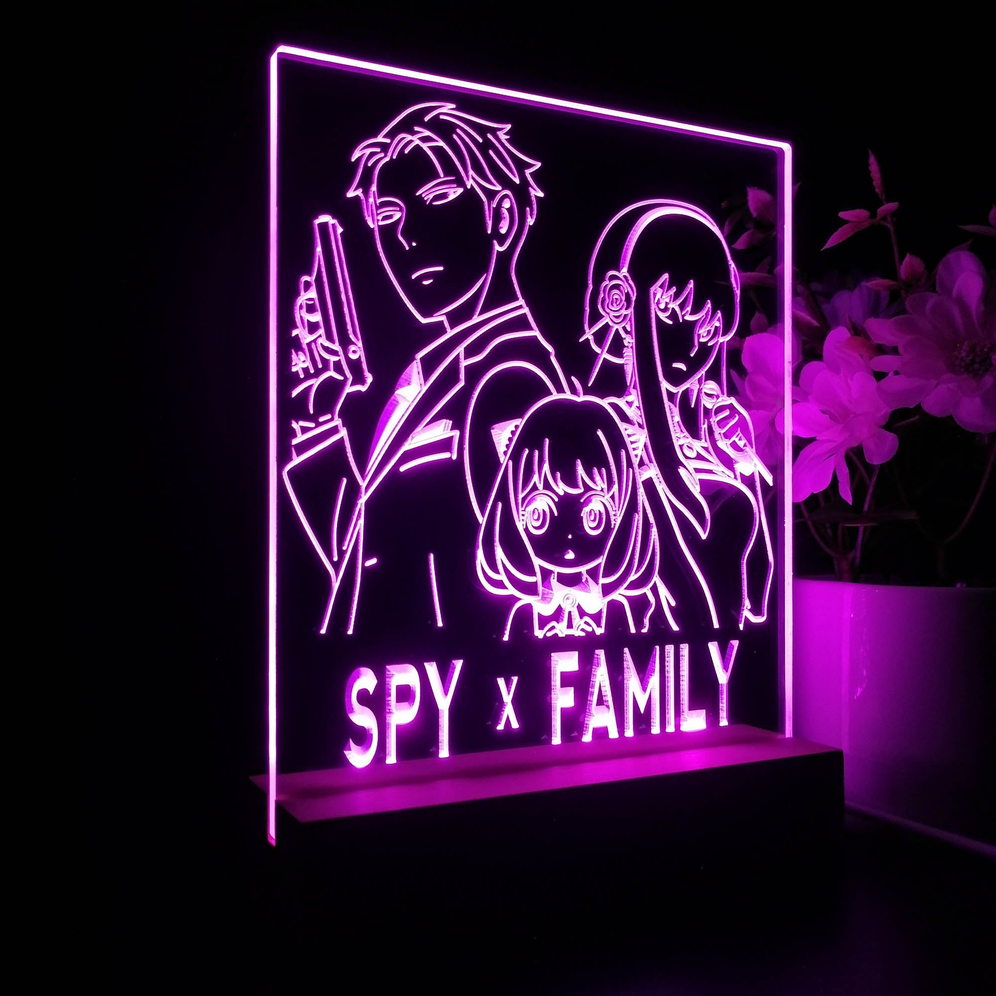 Spy X Family Anya 3D Neon LED Night Light Sign