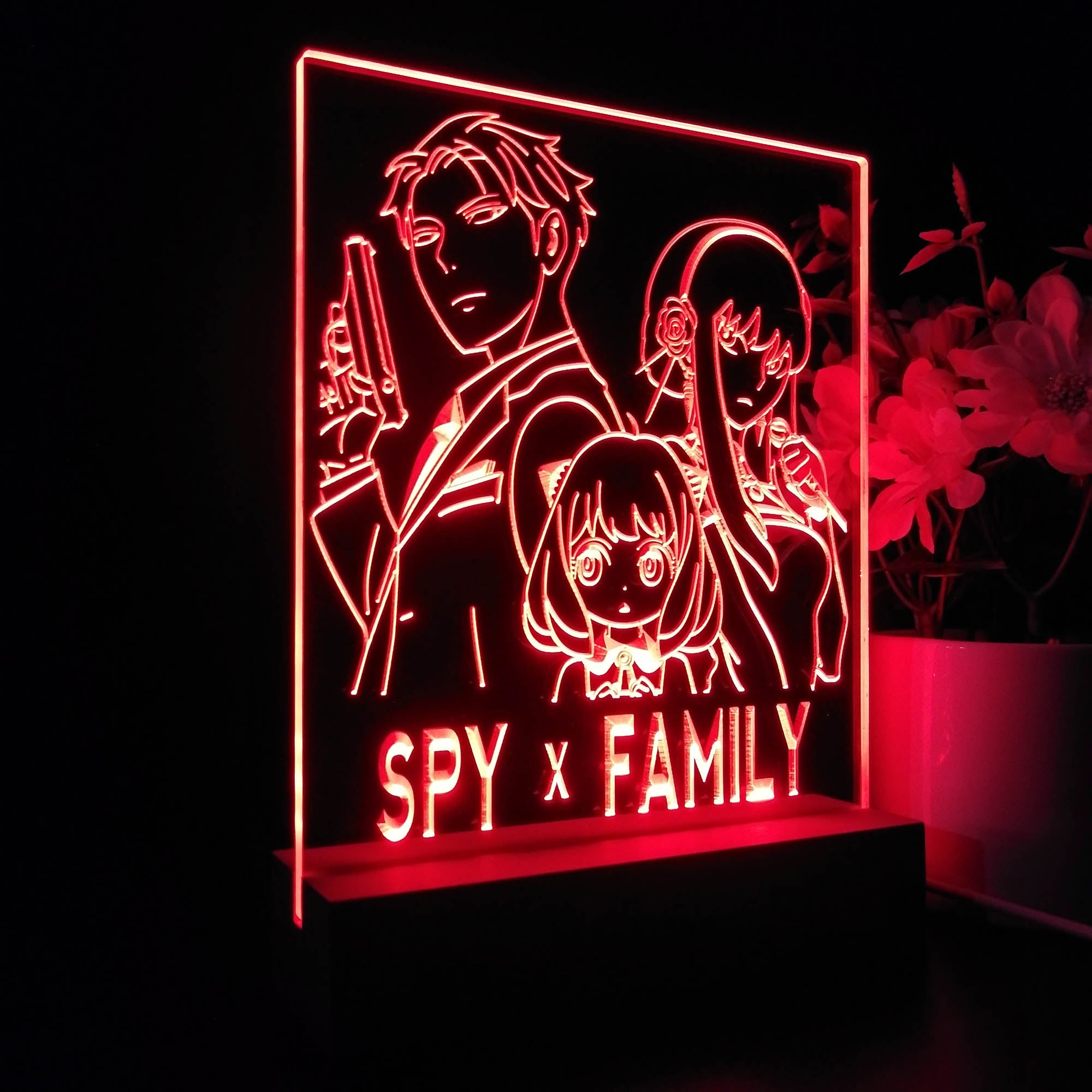 Spy X Family Anya 3D Neon LED Night Light Sign