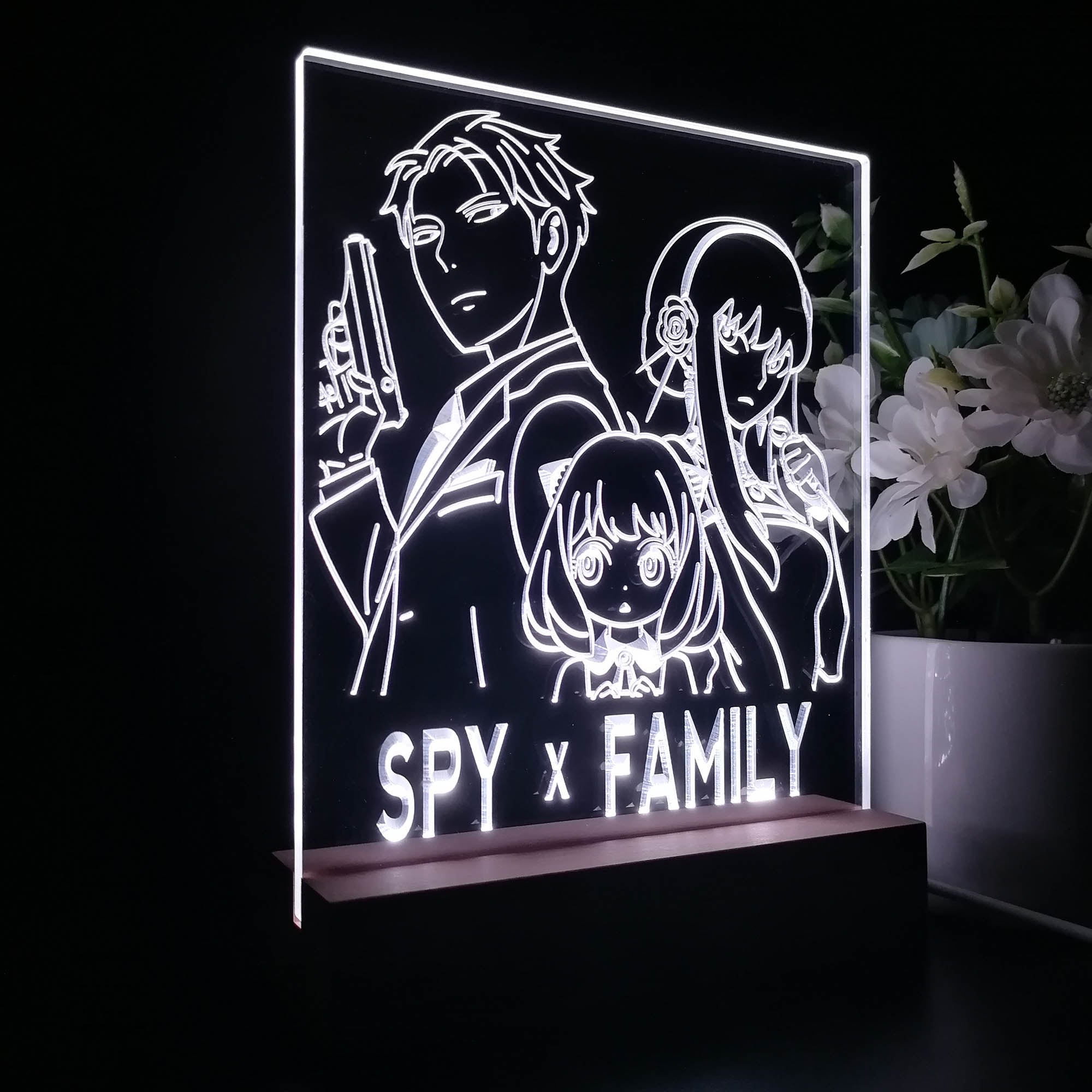 Spy X Family Anya 3D Neon LED Night Light Sign