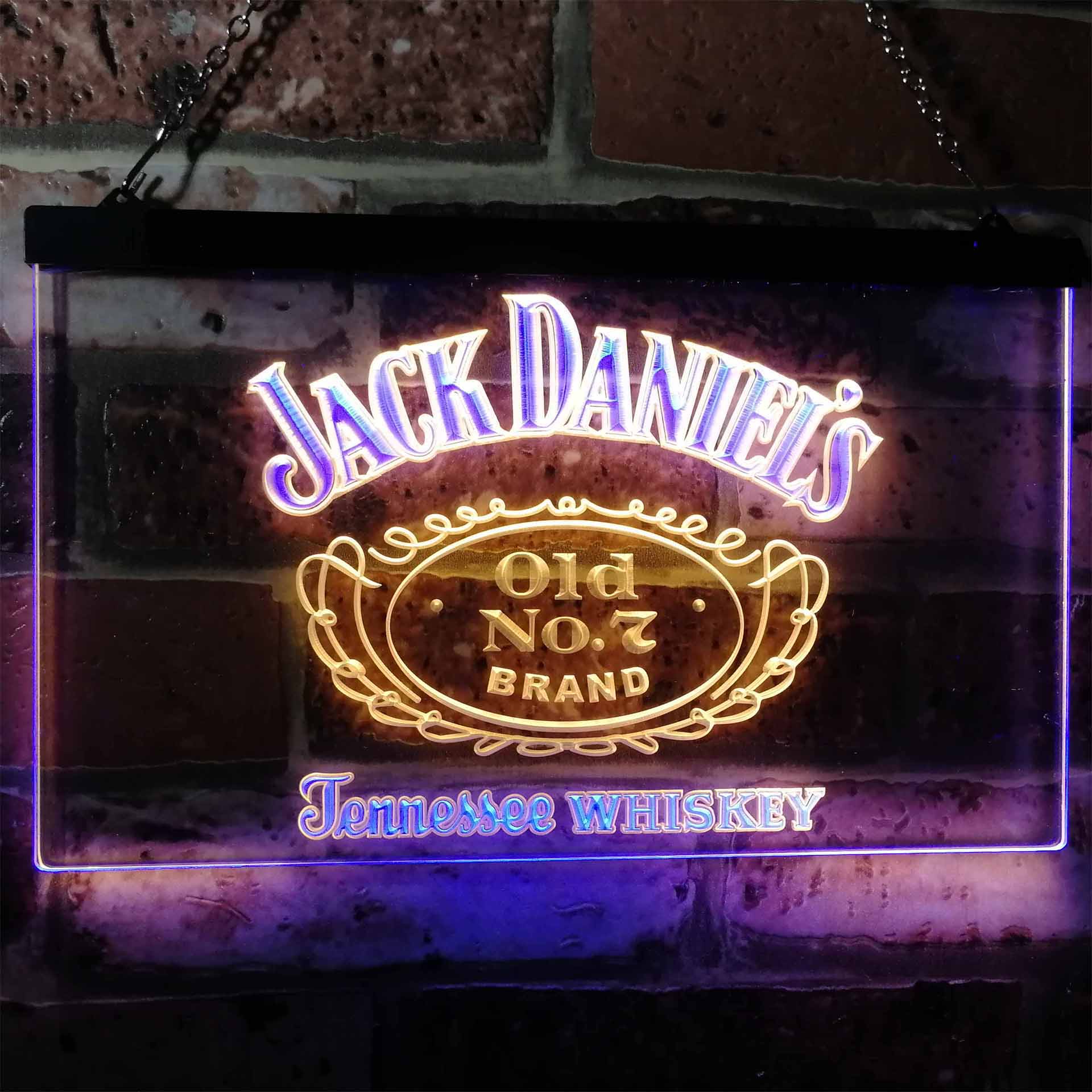 Jack Daniel's Old No. 7 Tennessee Neon LED Sign