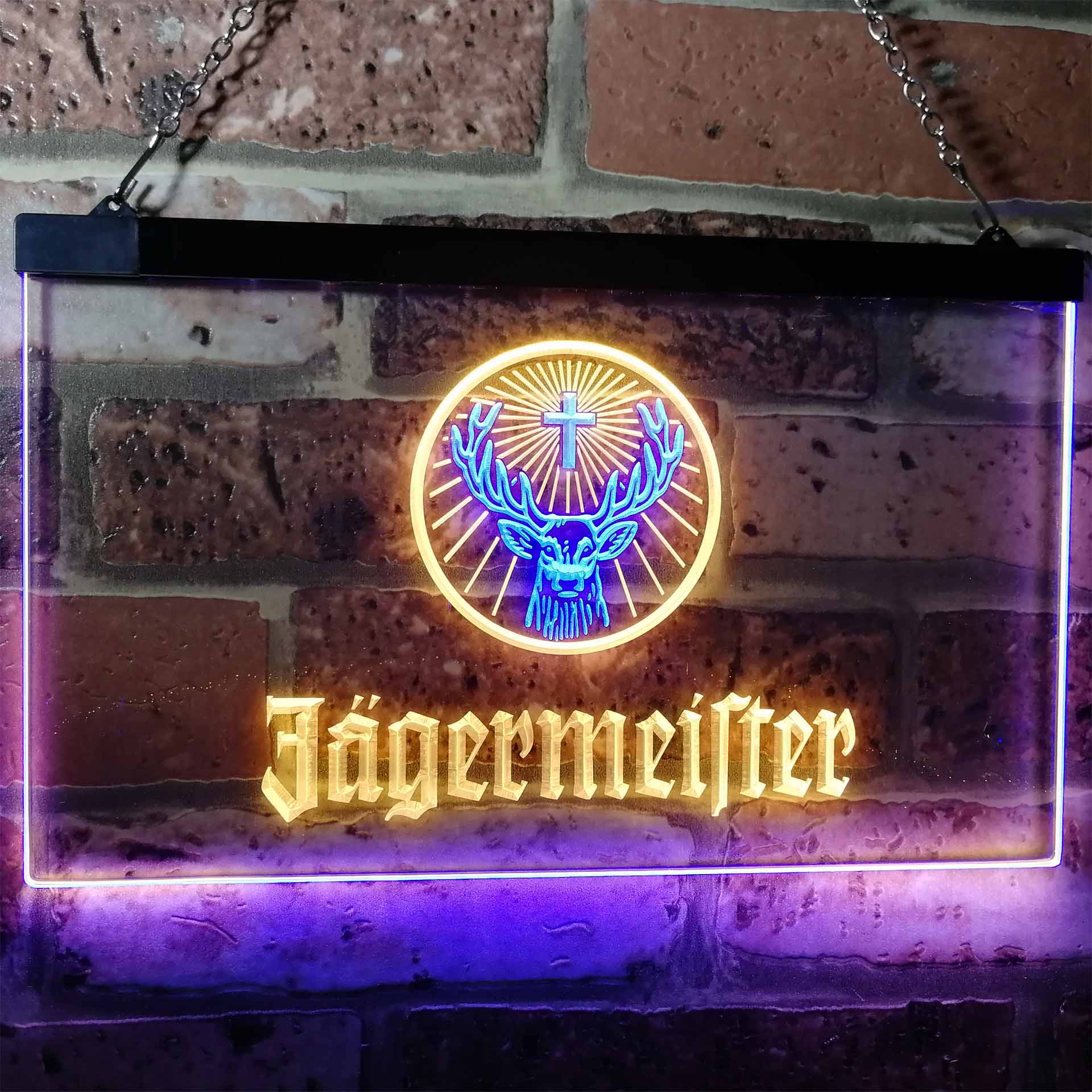 Jagermeister Deer Drink Bar Neon LED Sign