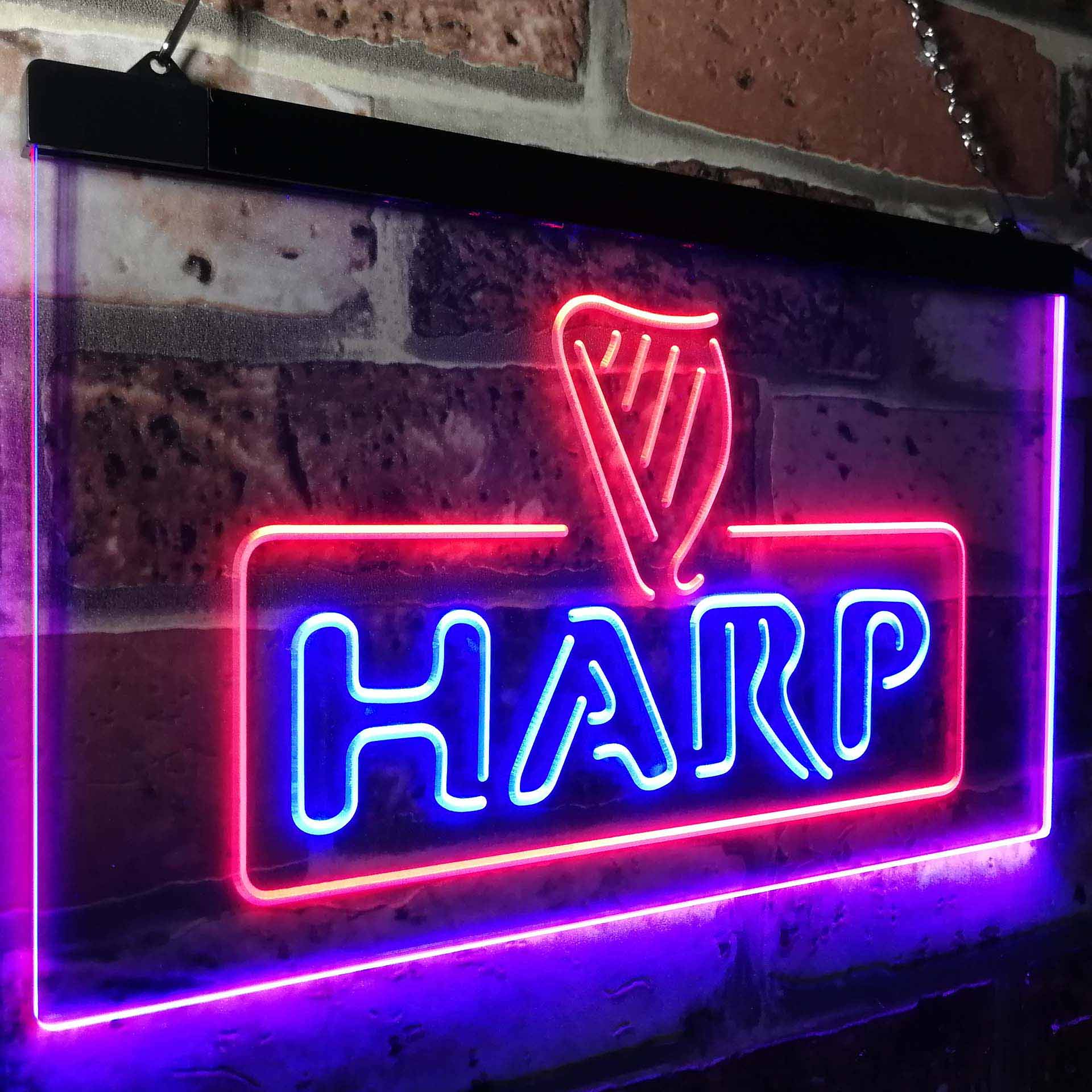 Harp Beer Bar Neon LED Sign