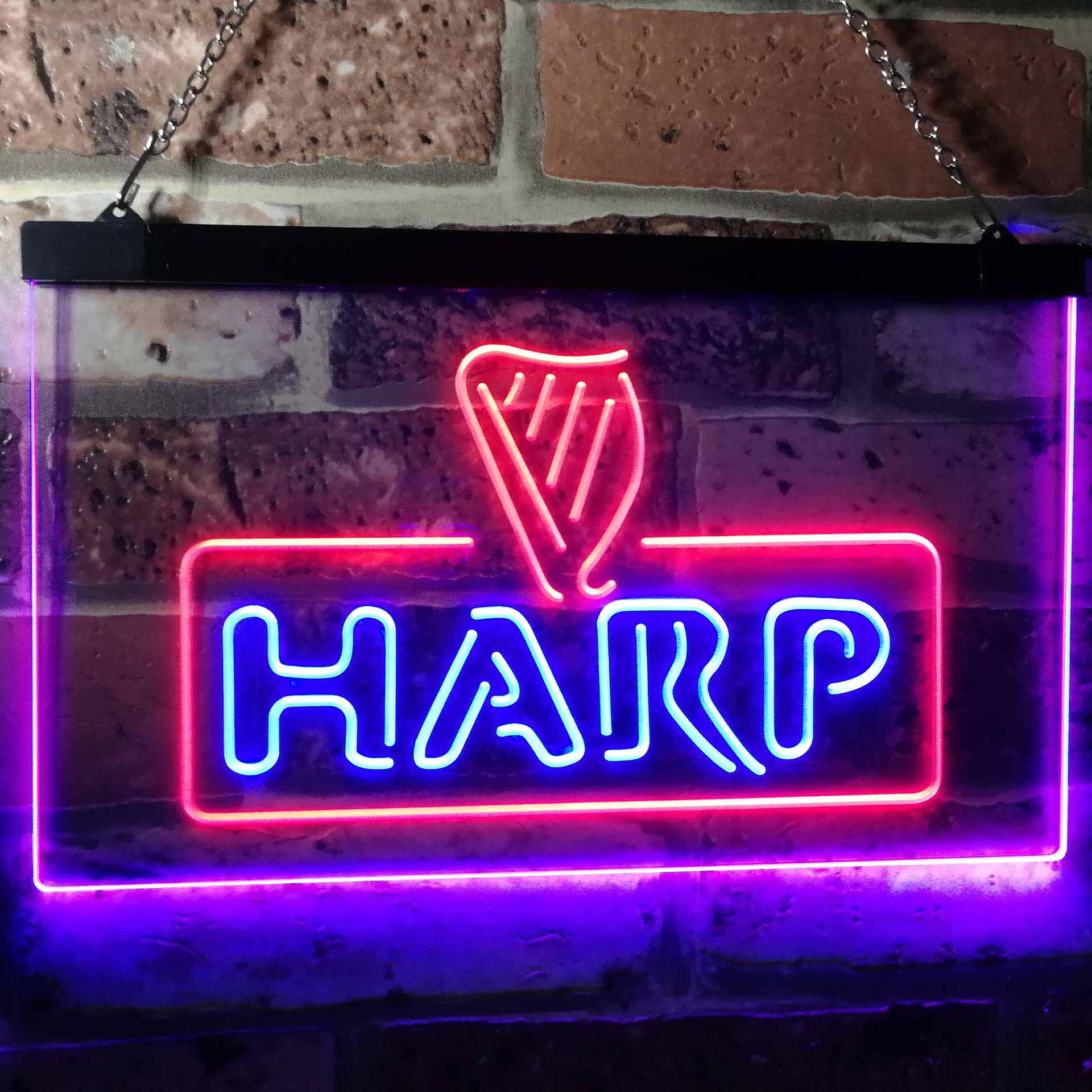 Harp Beer Bar Neon LED Sign