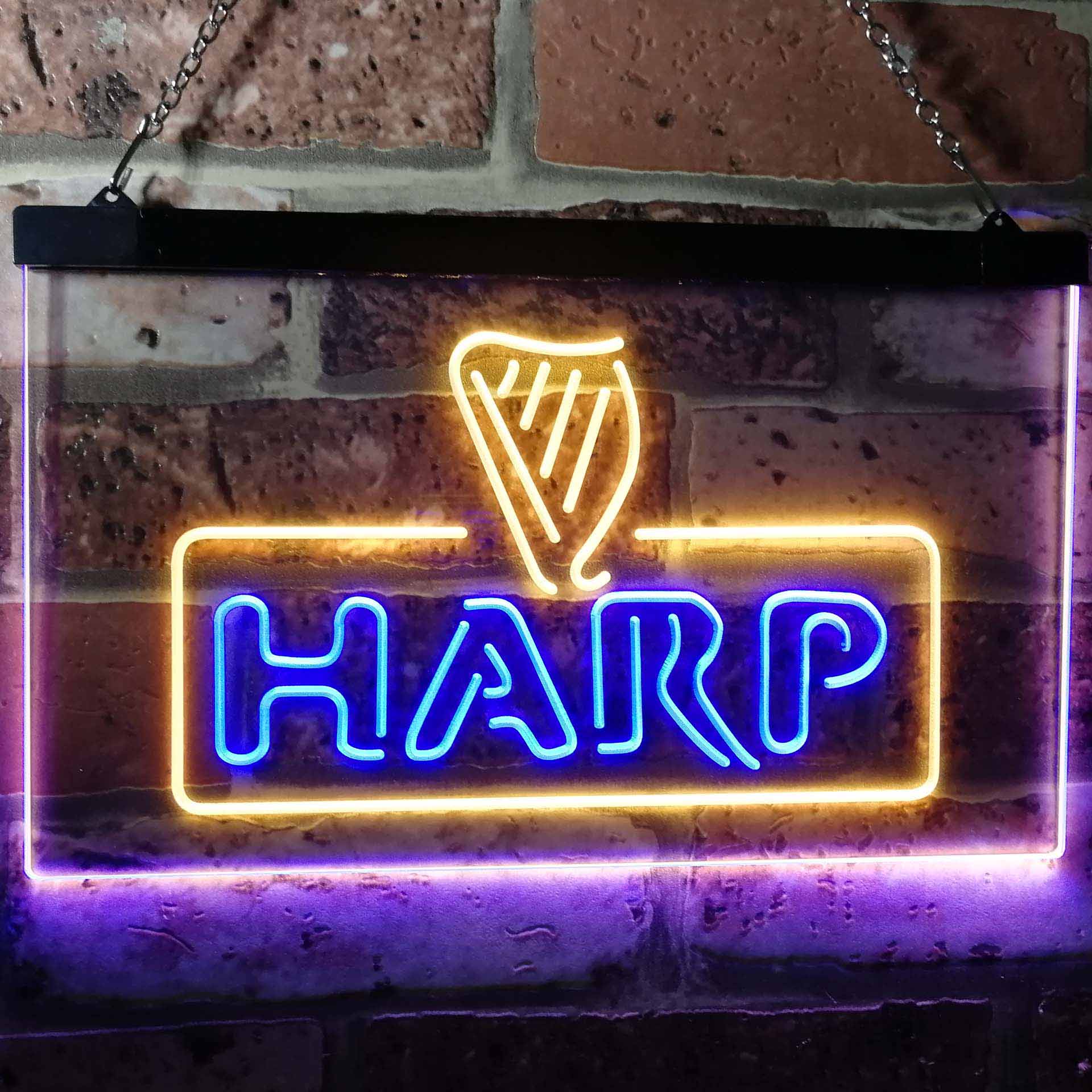 Harp Beer Bar Neon LED Sign