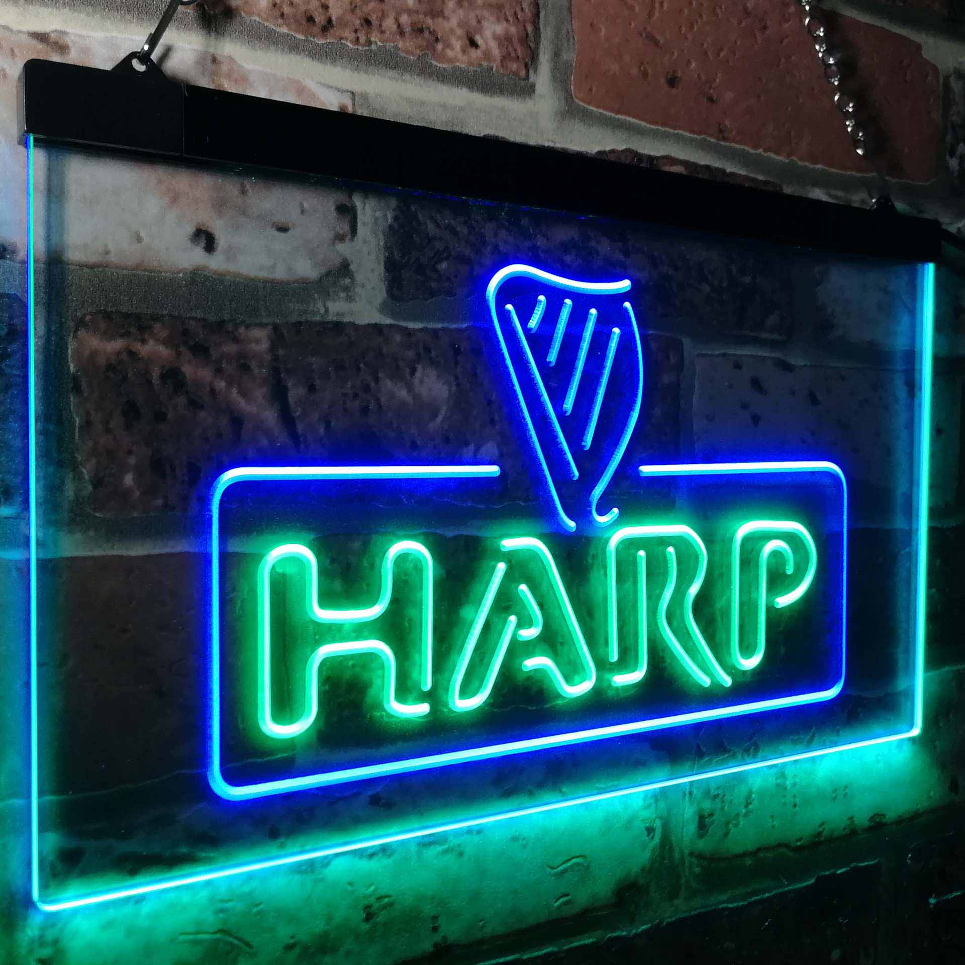 Harp Beer Bar Neon LED Sign