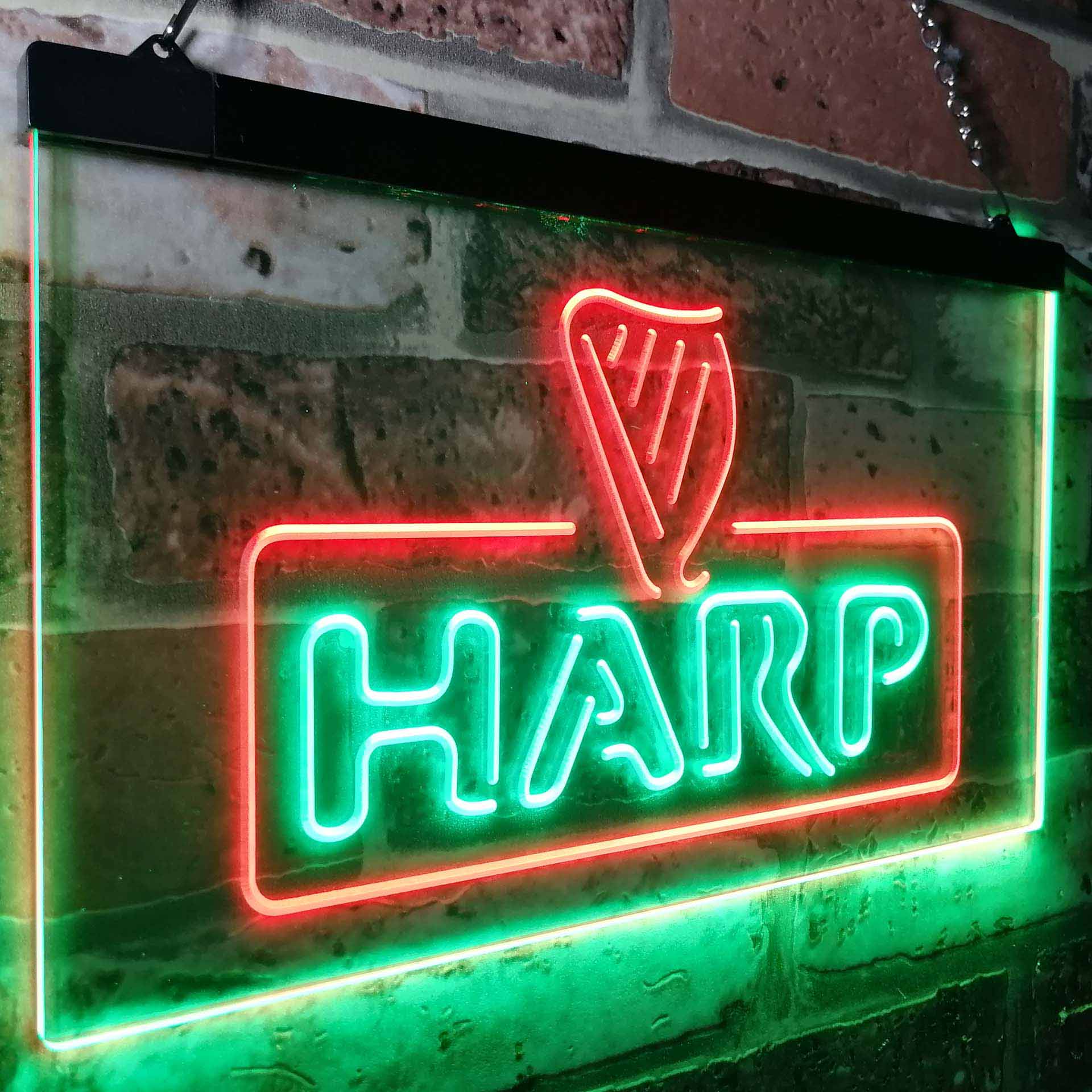 Harp Beer Bar Neon LED Sign