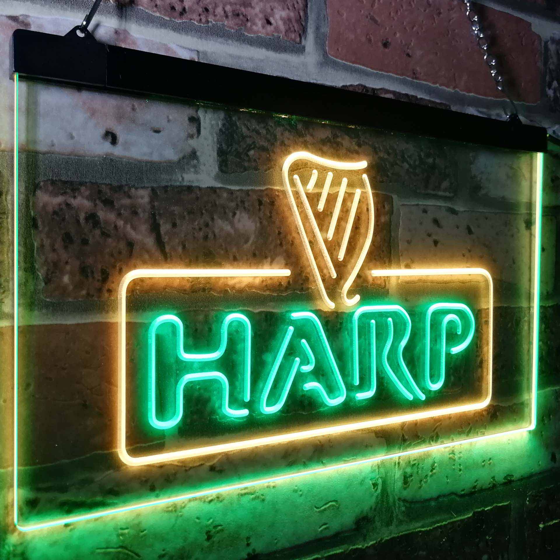 Harp Beer Bar Neon LED Sign