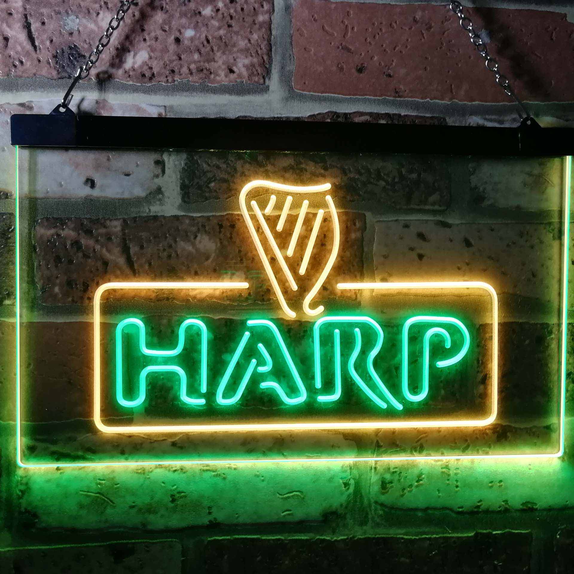 Harp Beer Bar Neon LED Sign