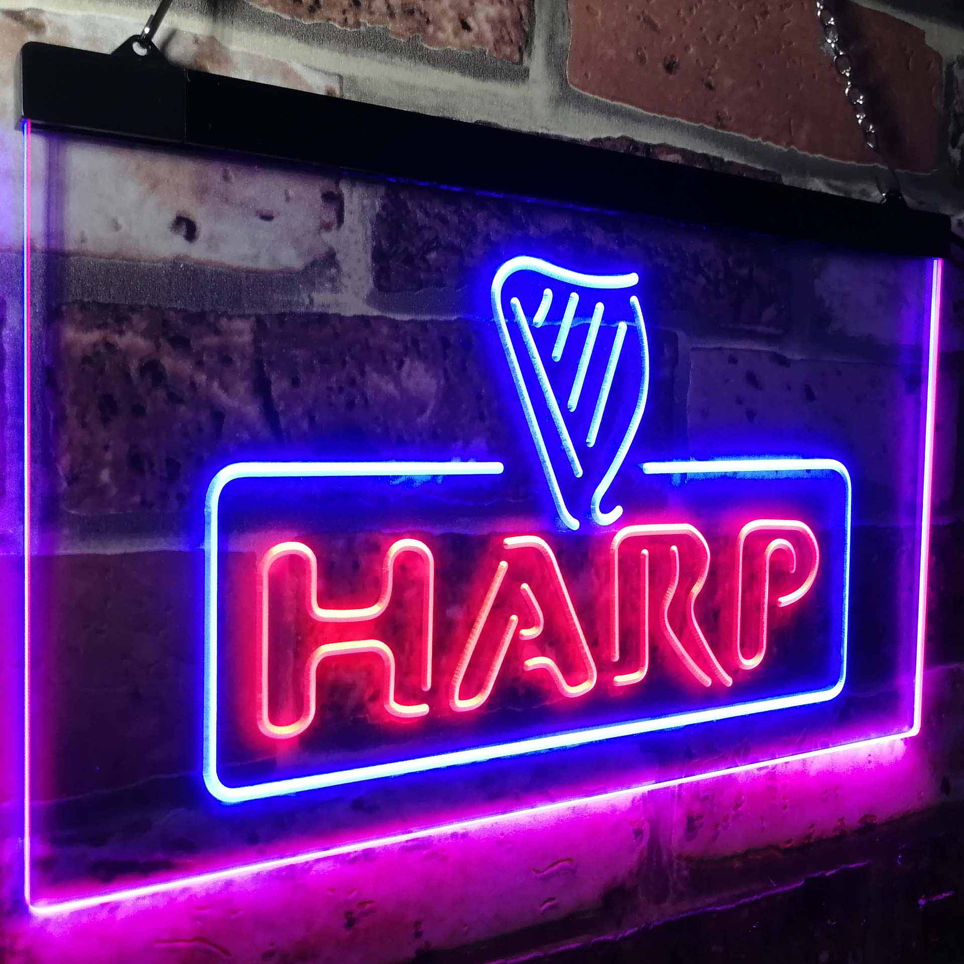 Harp Beer Bar Neon LED Sign