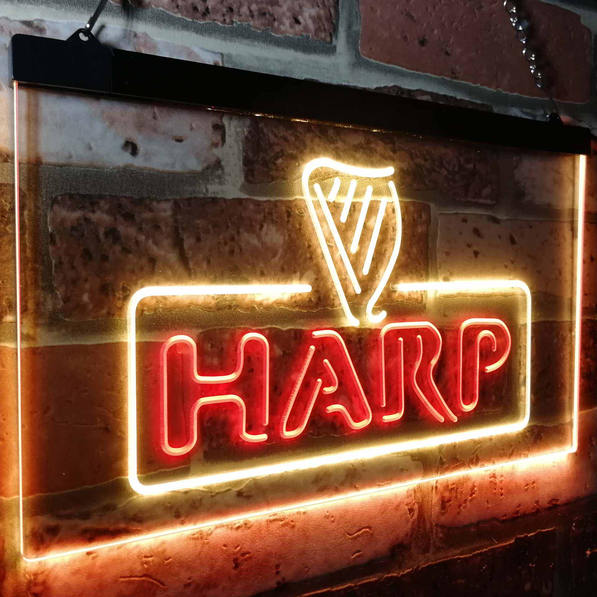 Harp Beer Bar Neon LED Sign