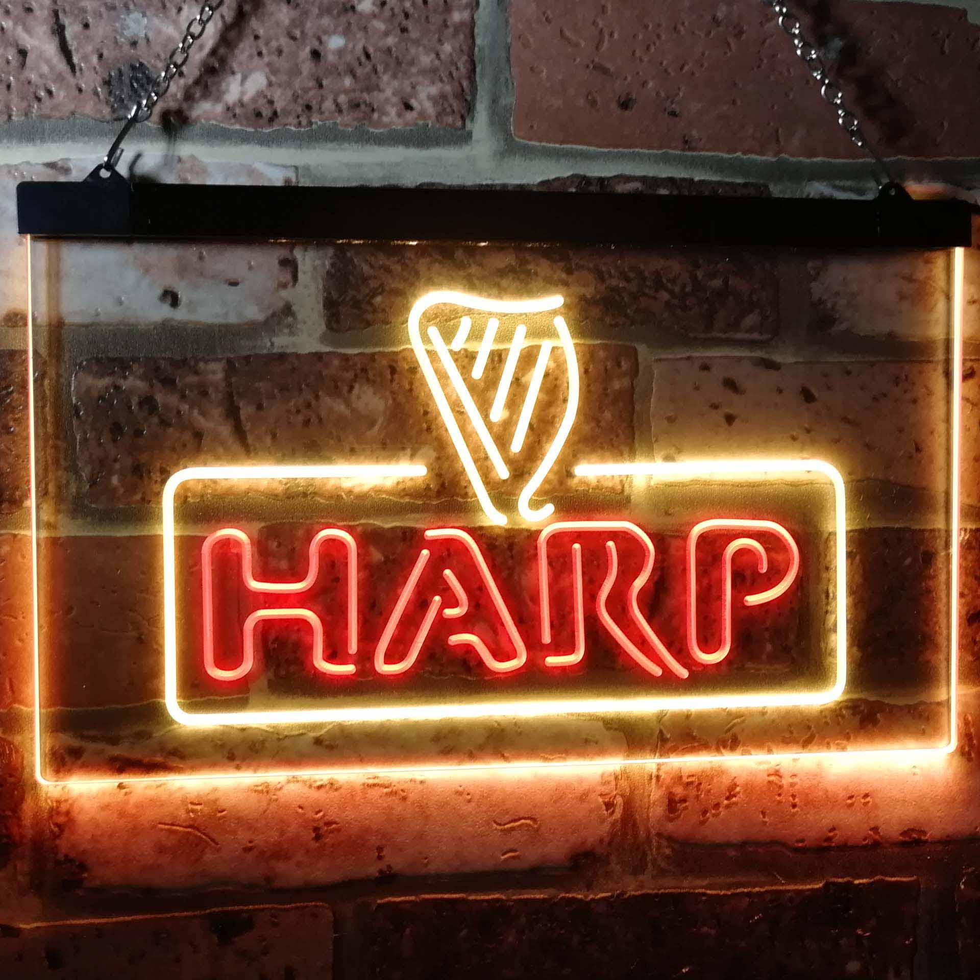 Harp Beer Bar Neon LED Sign