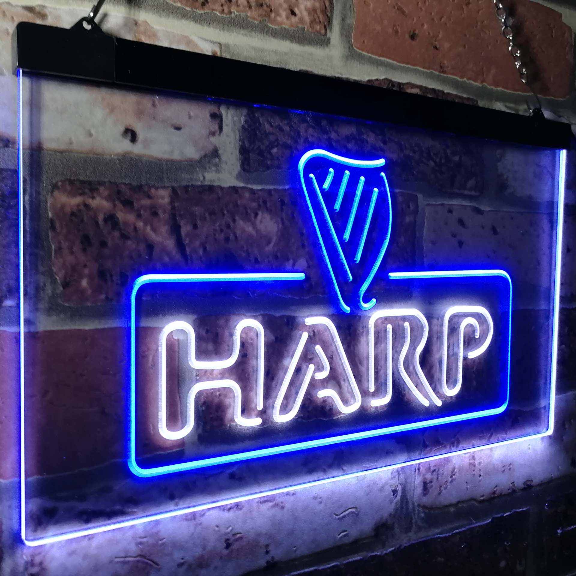 Harp Beer Bar Neon LED Sign