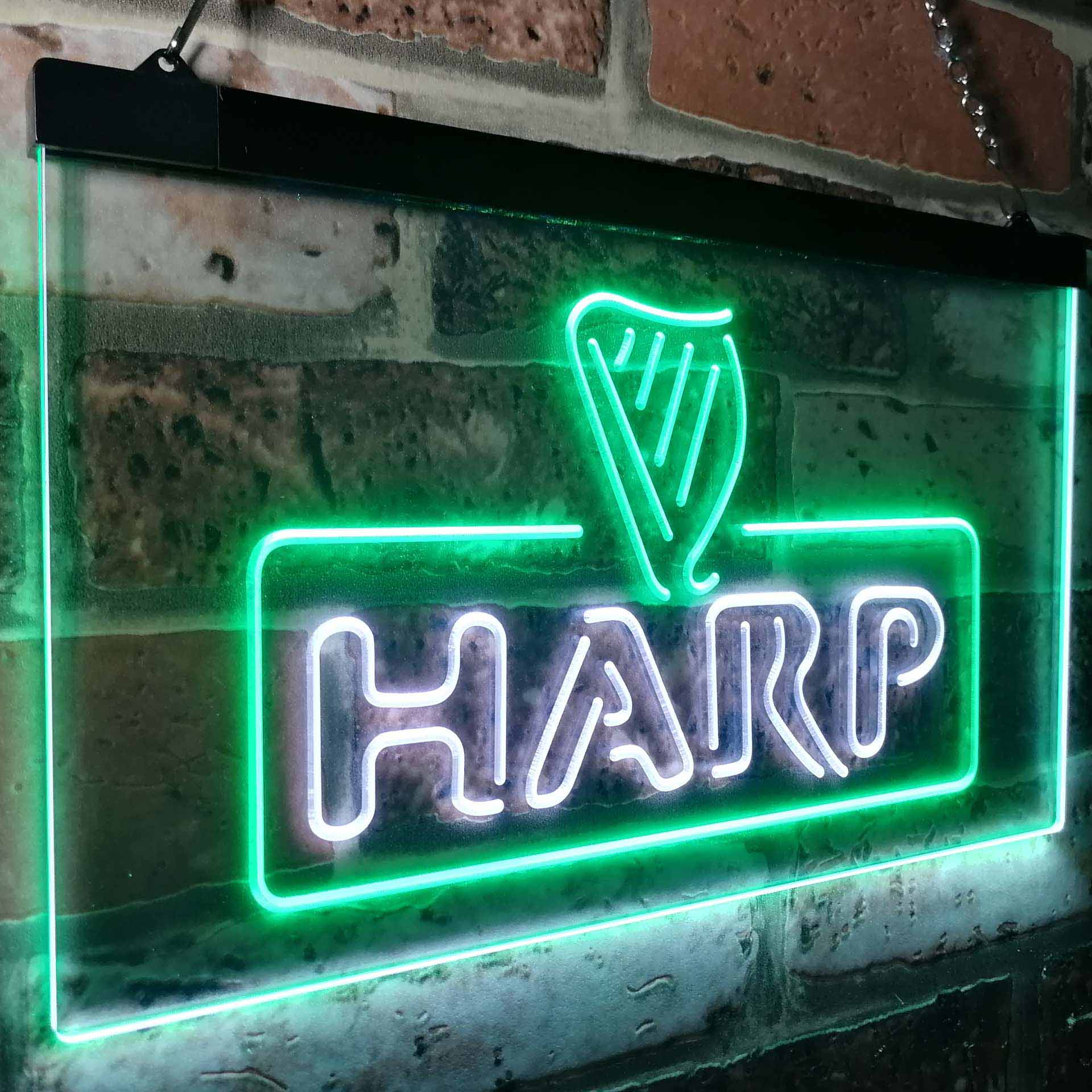 Harp Beer Bar Neon LED Sign