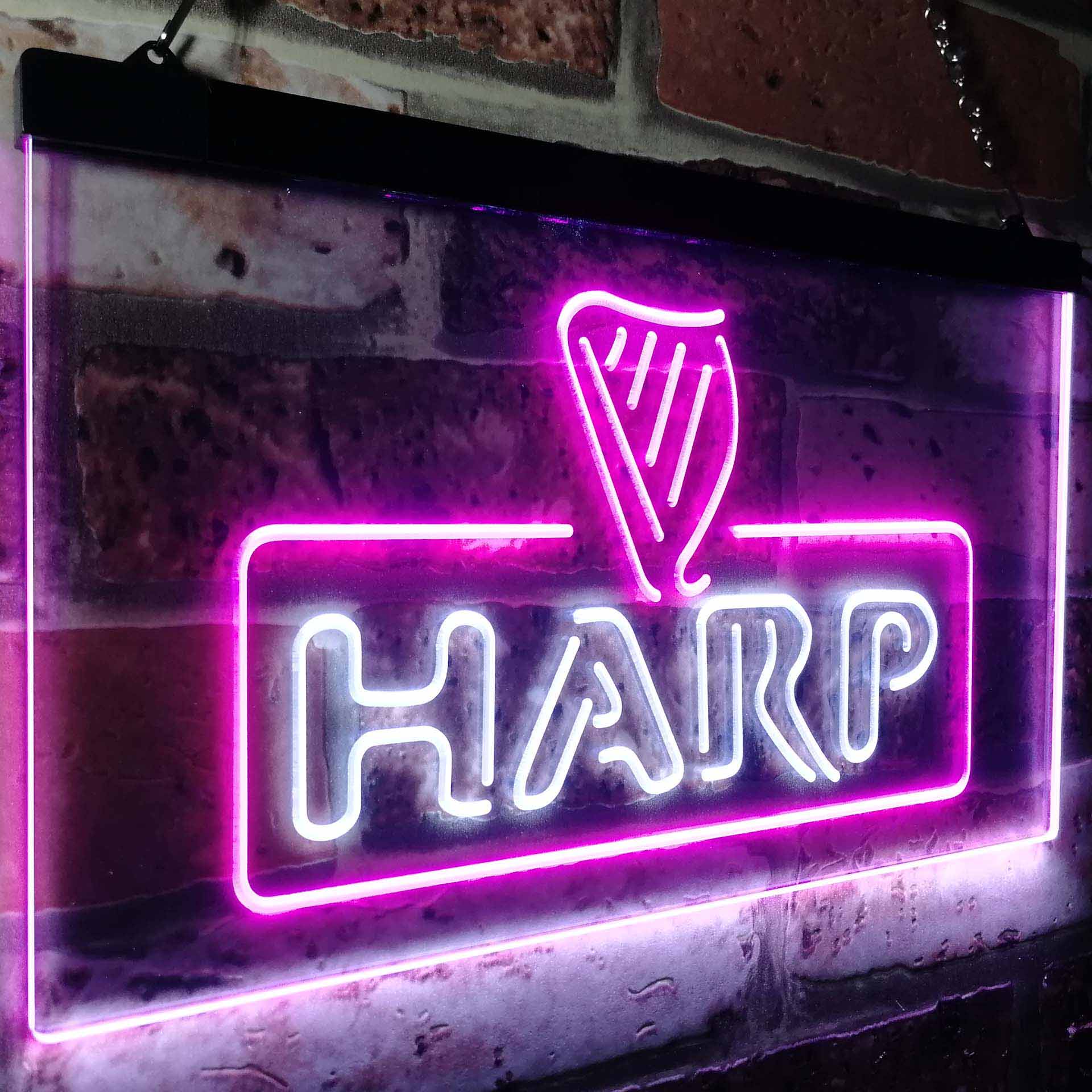 Harp Beer Bar Neon LED Sign