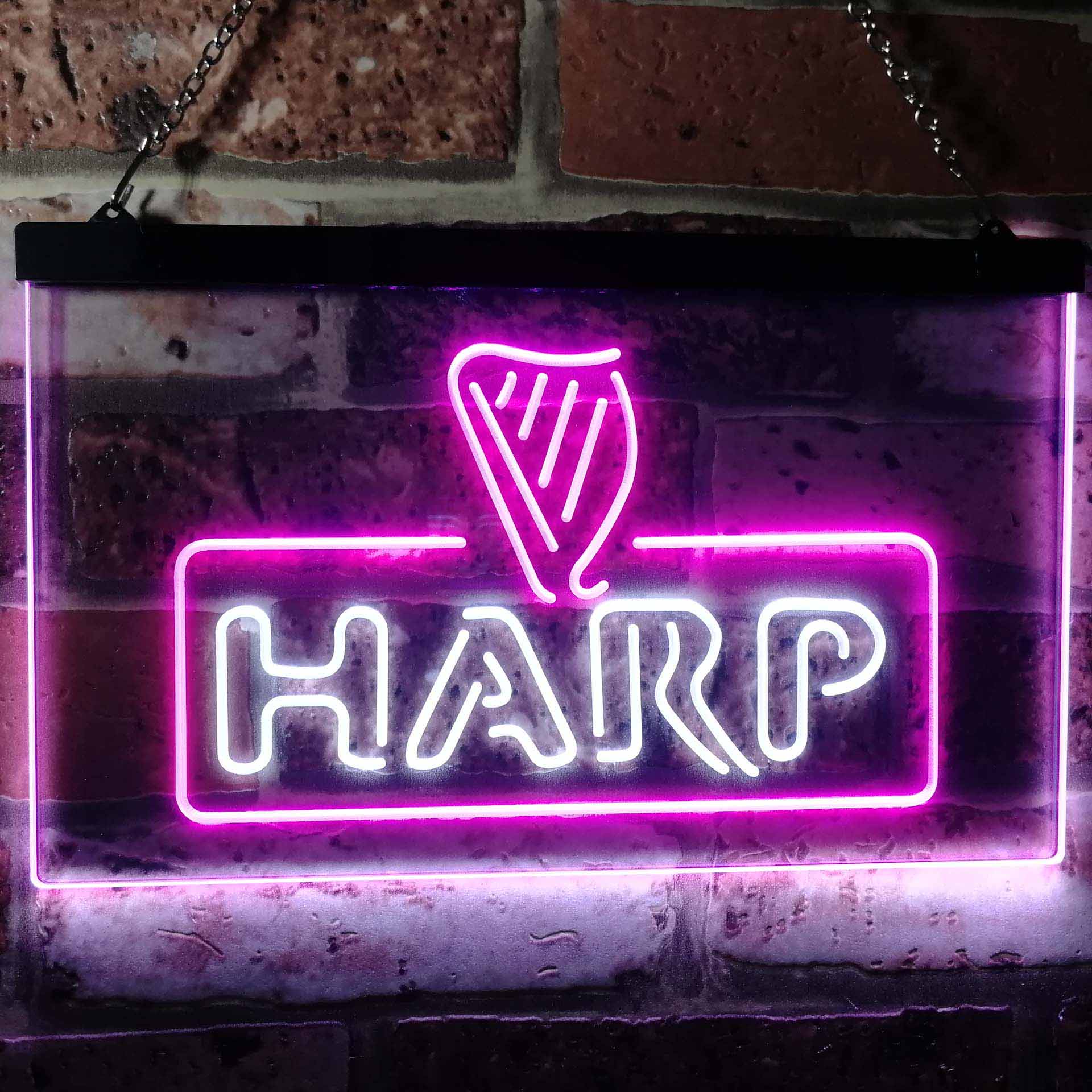 Harp Beer Bar Neon LED Sign