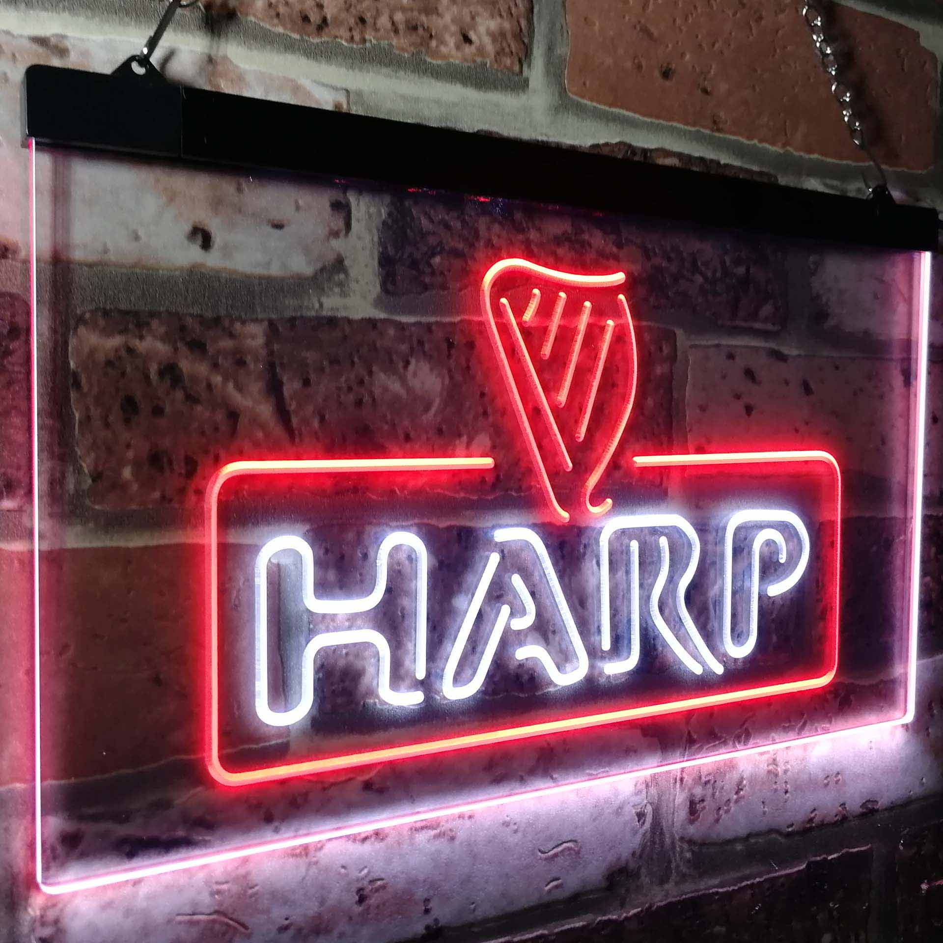 Harp Beer Bar Neon LED Sign