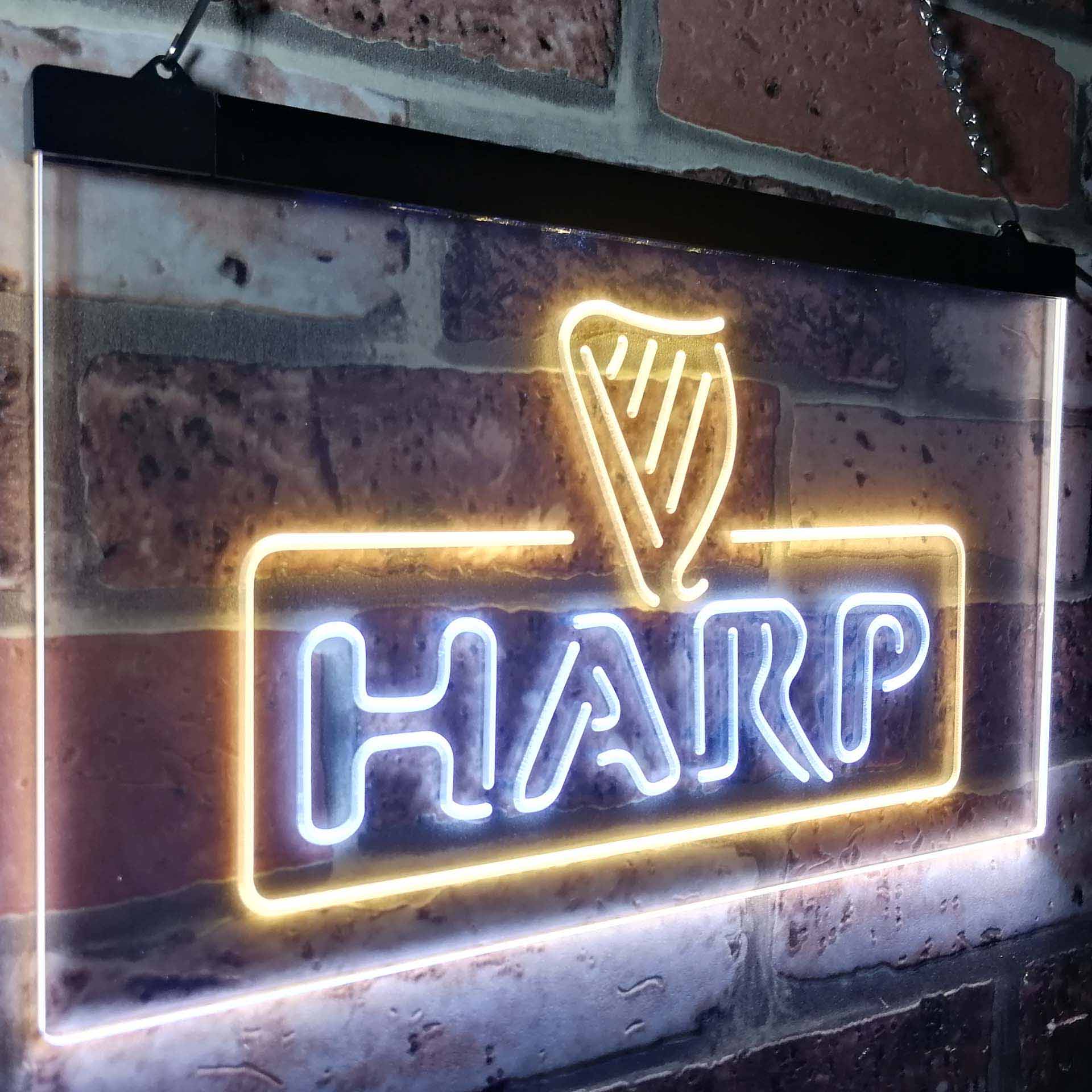 Harp Beer Bar Neon LED Sign