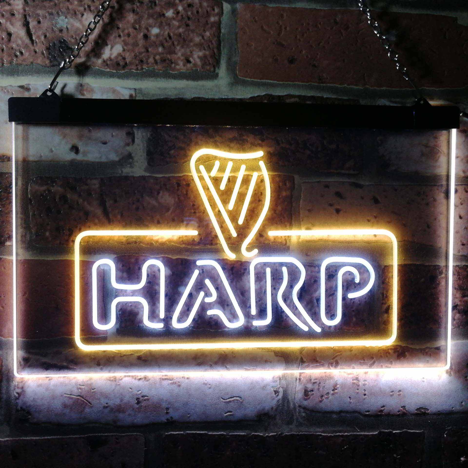 Harp Beer Bar Neon LED Sign