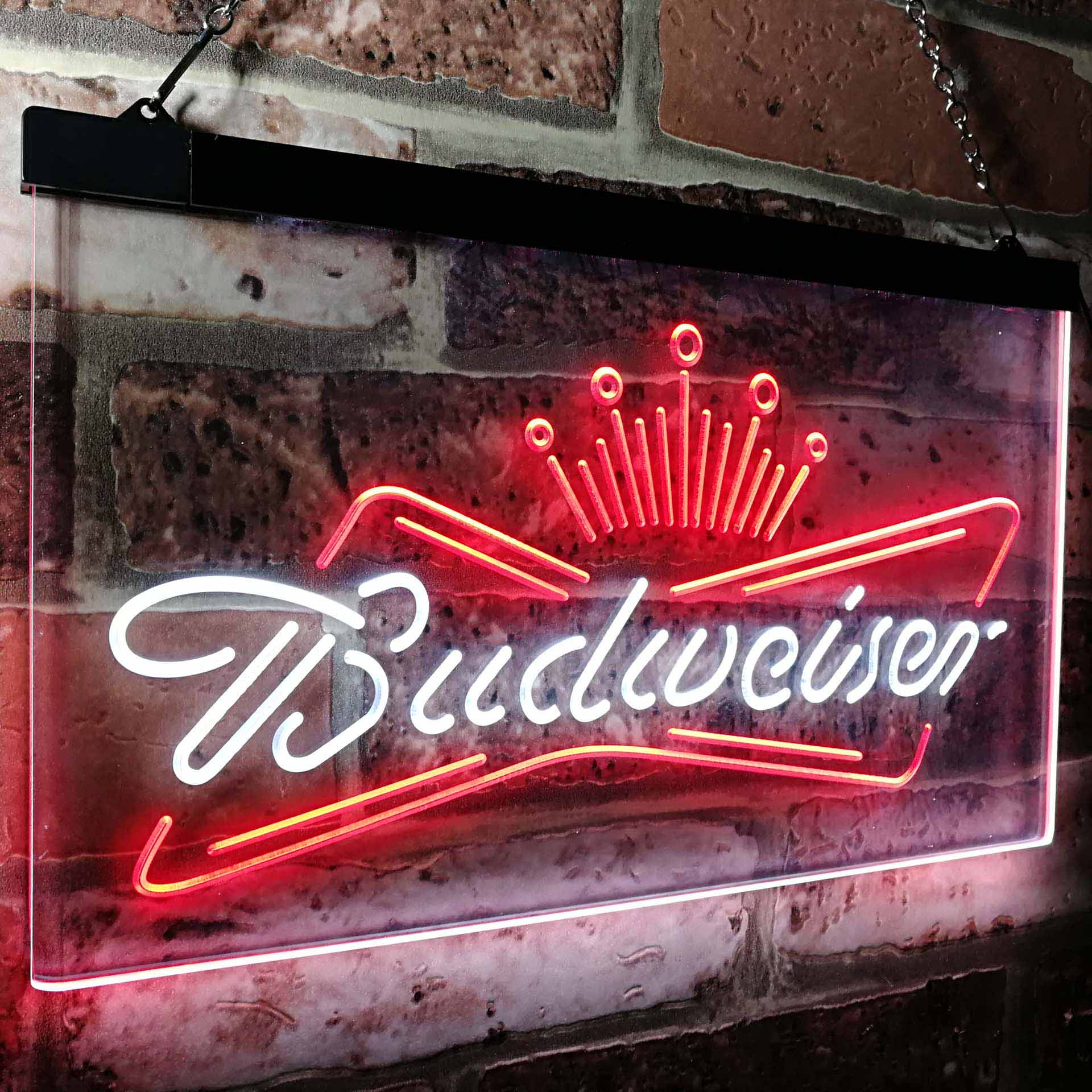 Budweiser King Beer Bar Neon LED Sign