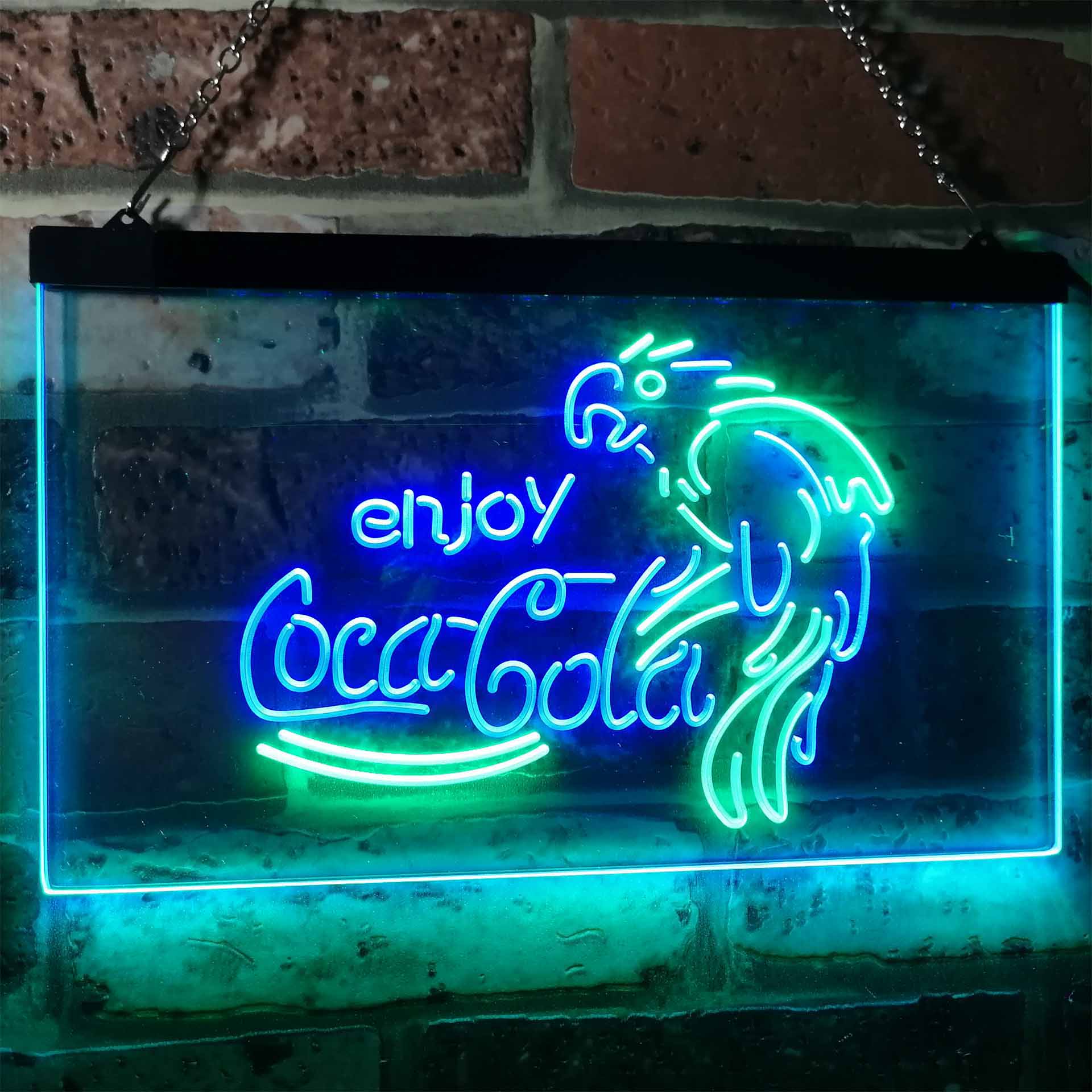 Coca Cola Classic Logo Bar Neon LED Sign