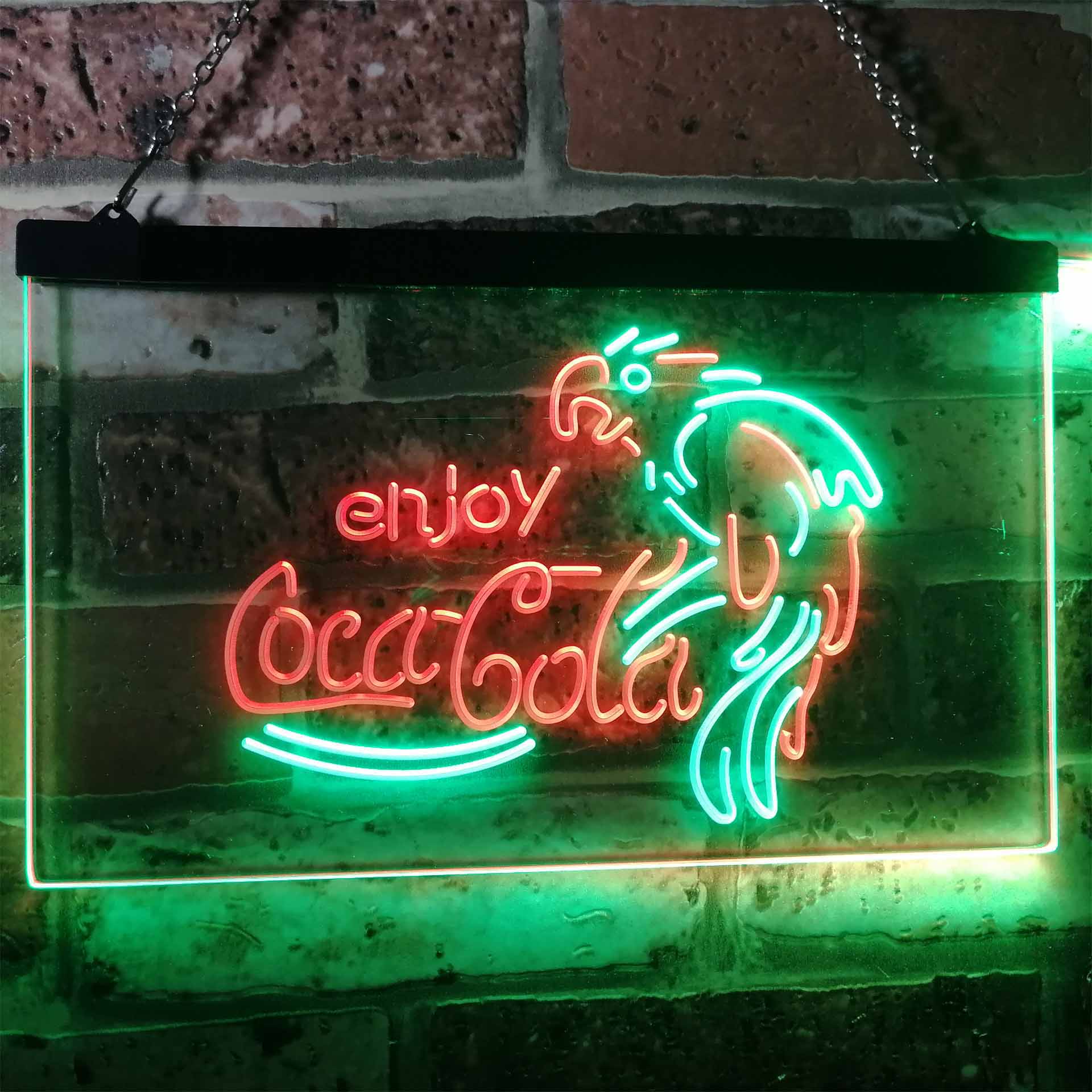 Coca Cola Classic Logo Bar Neon LED Sign