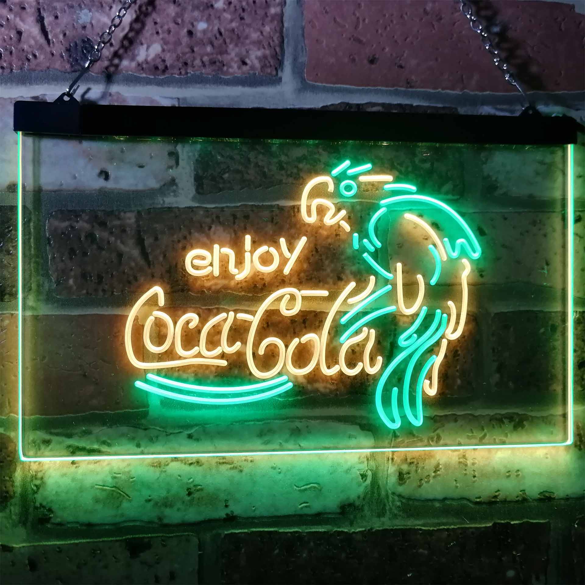 Coca Cola Classic Logo Bar Neon LED Sign