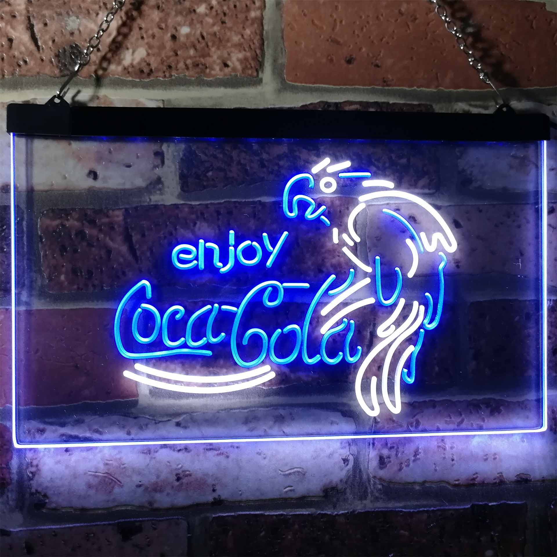 Coca Cola Classic Logo Bar Neon LED Sign