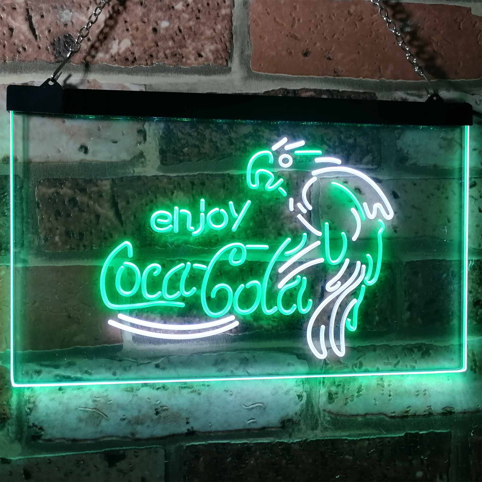 Coca Cola Classic Logo Bar Neon LED Sign