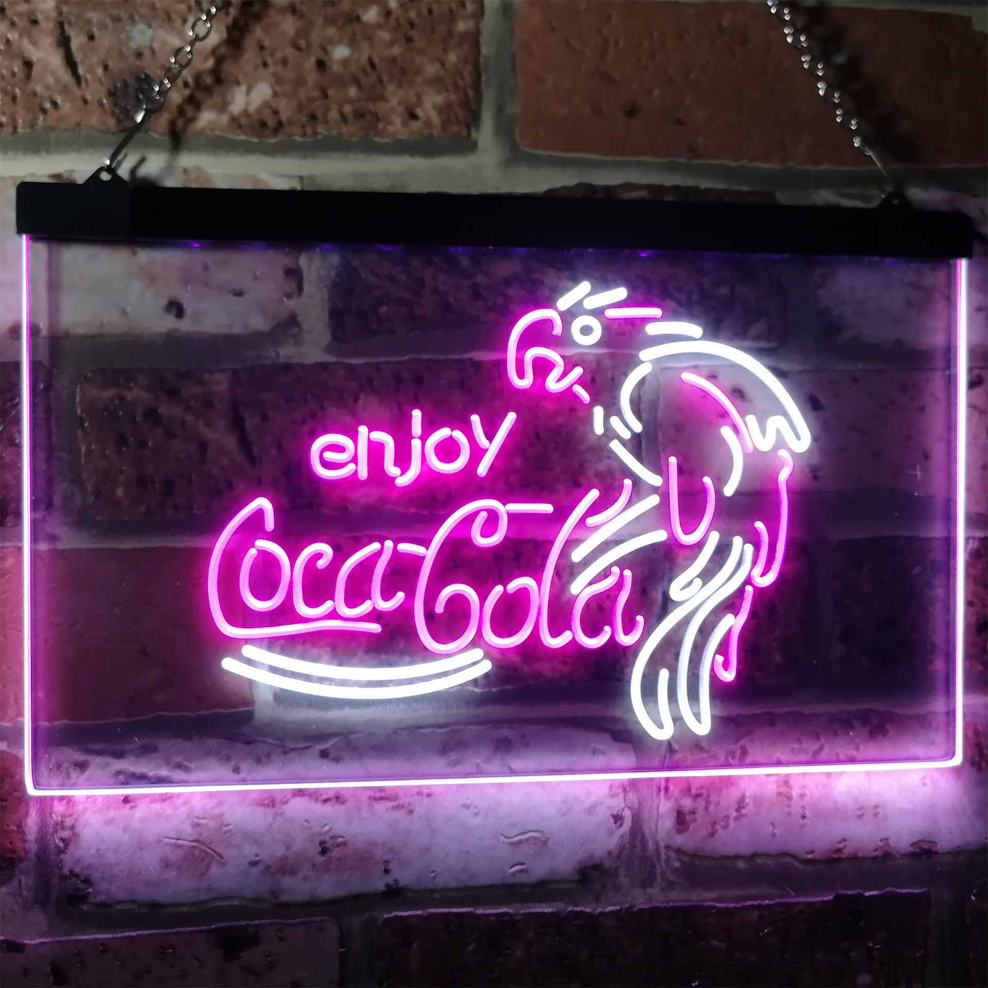 Coca Cola Classic Logo Bar Neon LED Sign