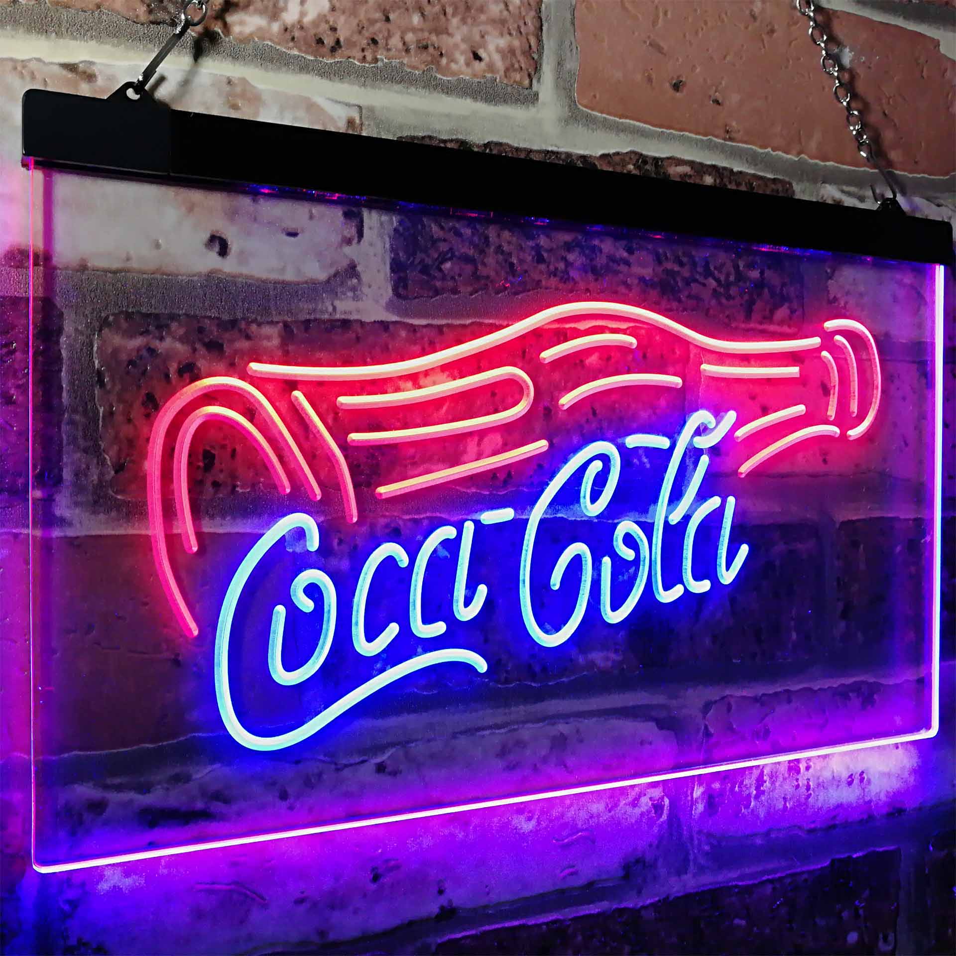 Coca Cola Bottle Drink Bar Neon LED Sign