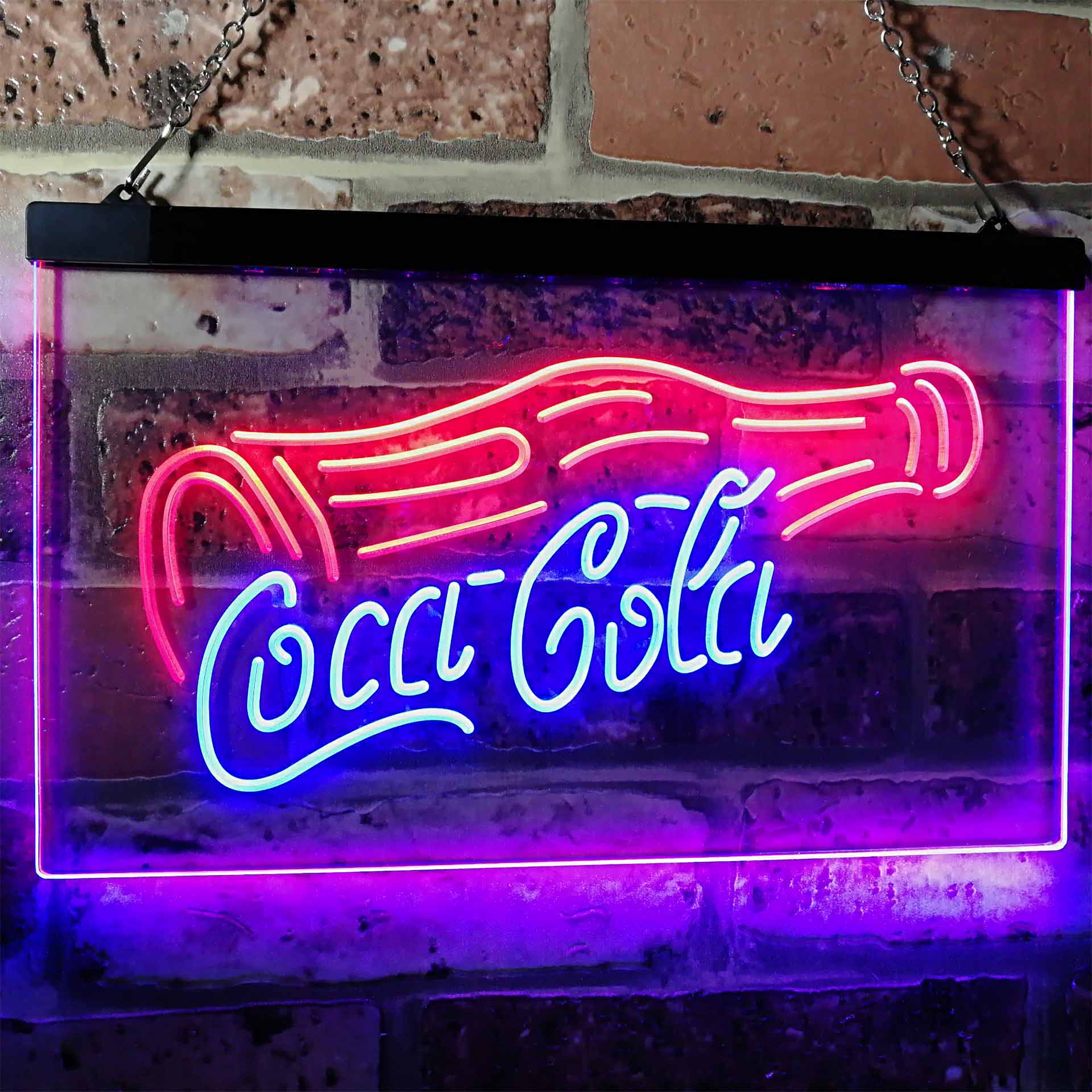 Coca Cola Bottle Drink Bar Neon LED Sign