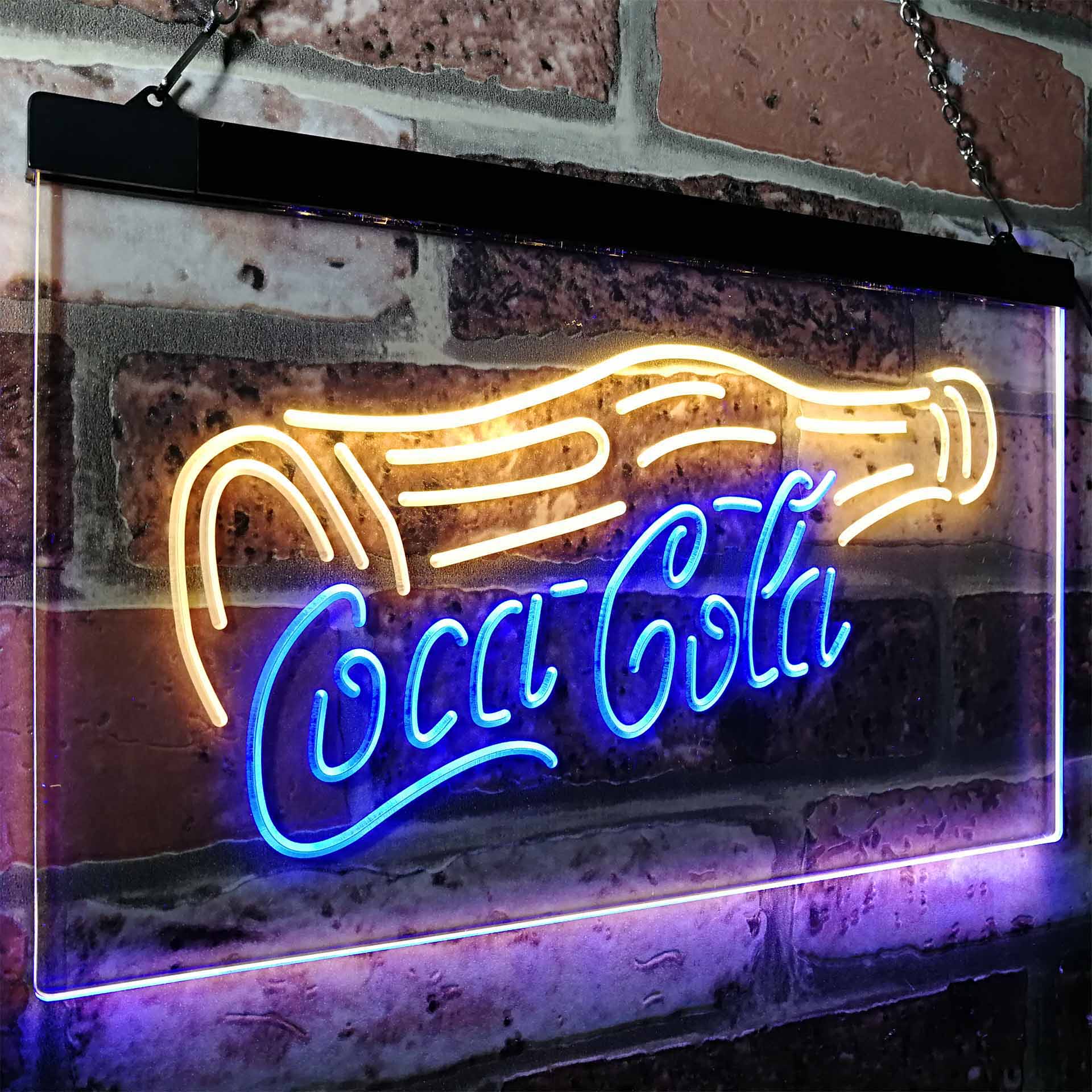 Coca Cola Bottle Drink Bar Neon LED Sign