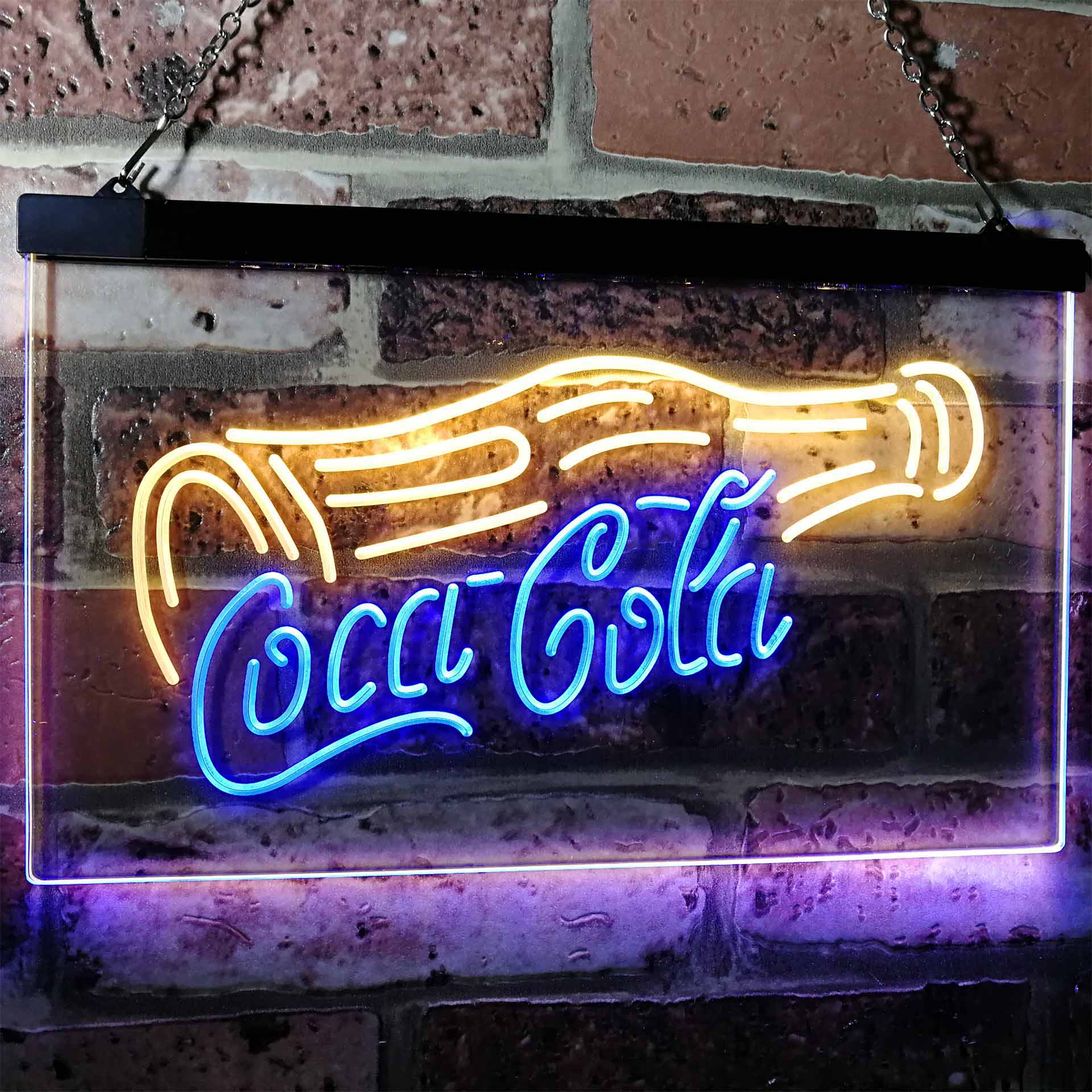 Coca Cola Bottle Drink Bar Neon LED Sign