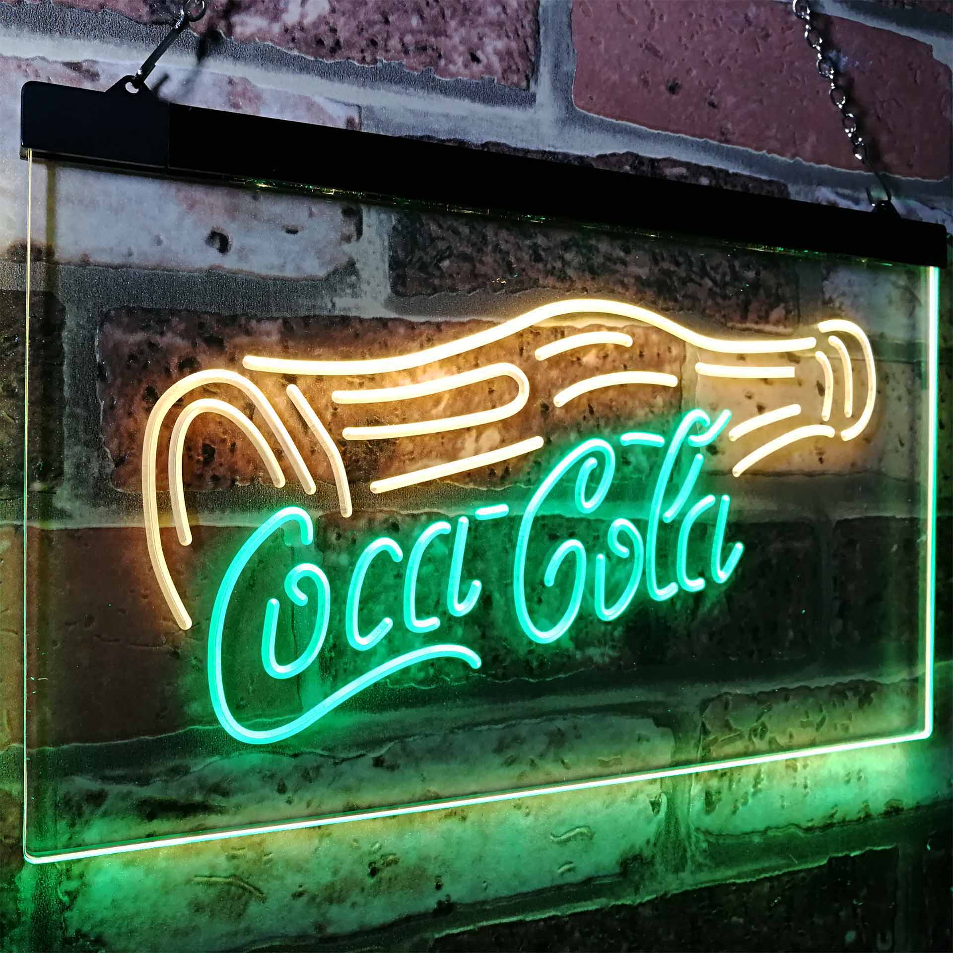 Coca Cola Bottle Drink Bar Neon LED Sign