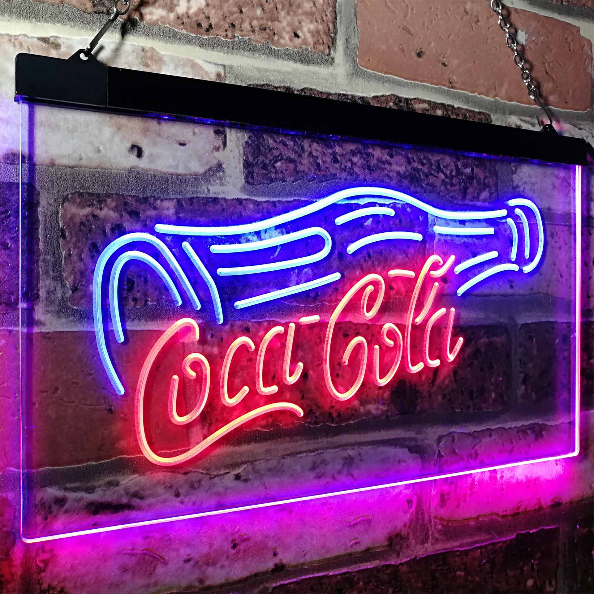 Coca Cola Bottle Drink Bar Neon LED Sign