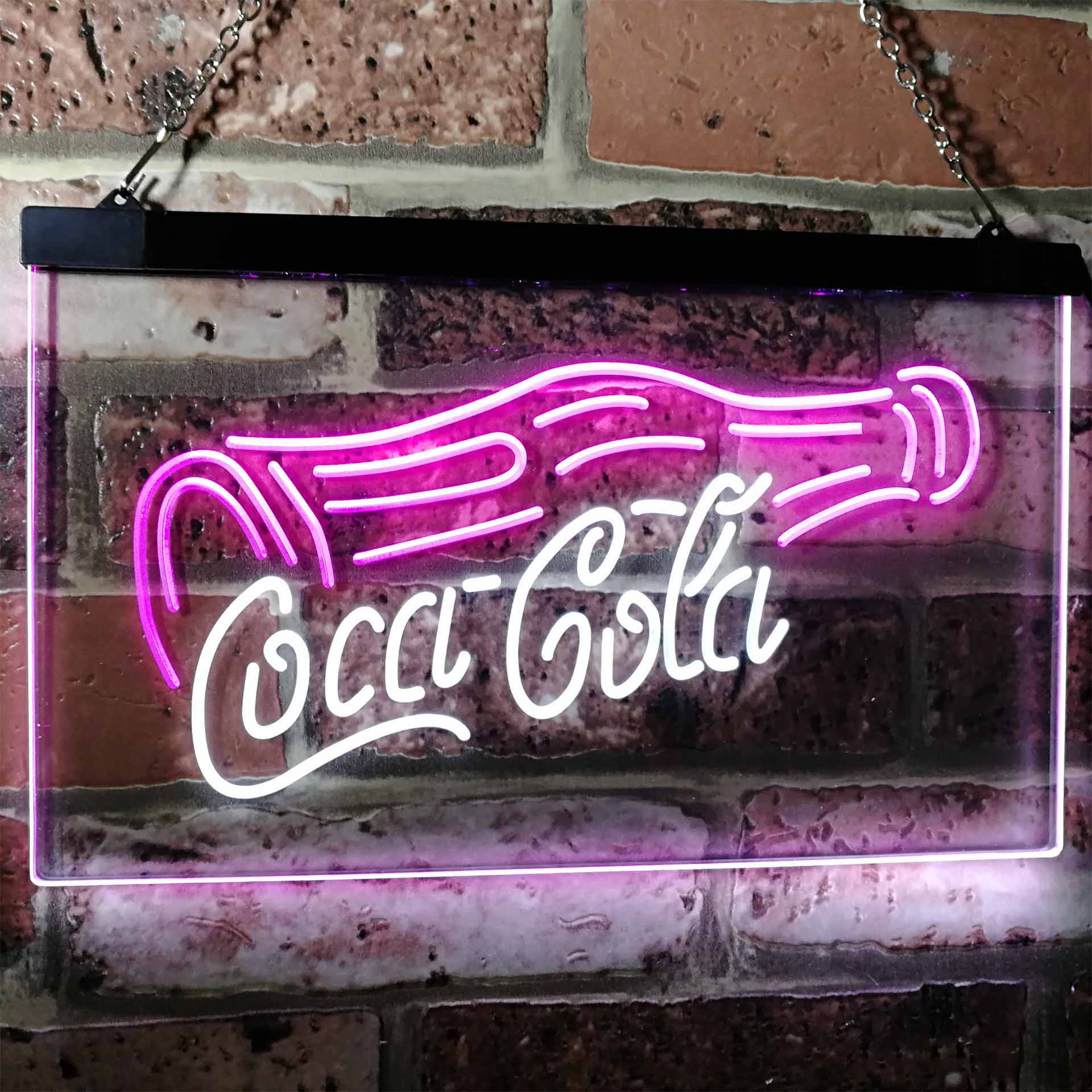 Coca Cola Bottle Drink Bar Neon LED Sign