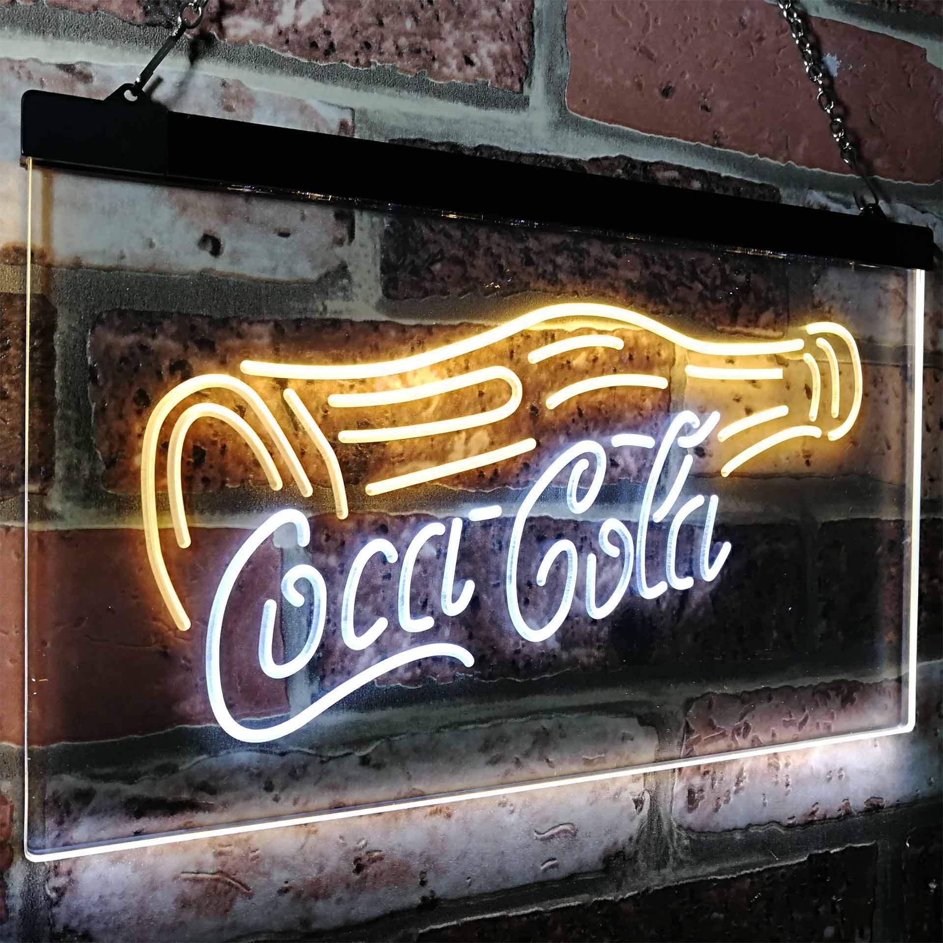 Coca Cola Bottle Drink Bar Neon LED Sign