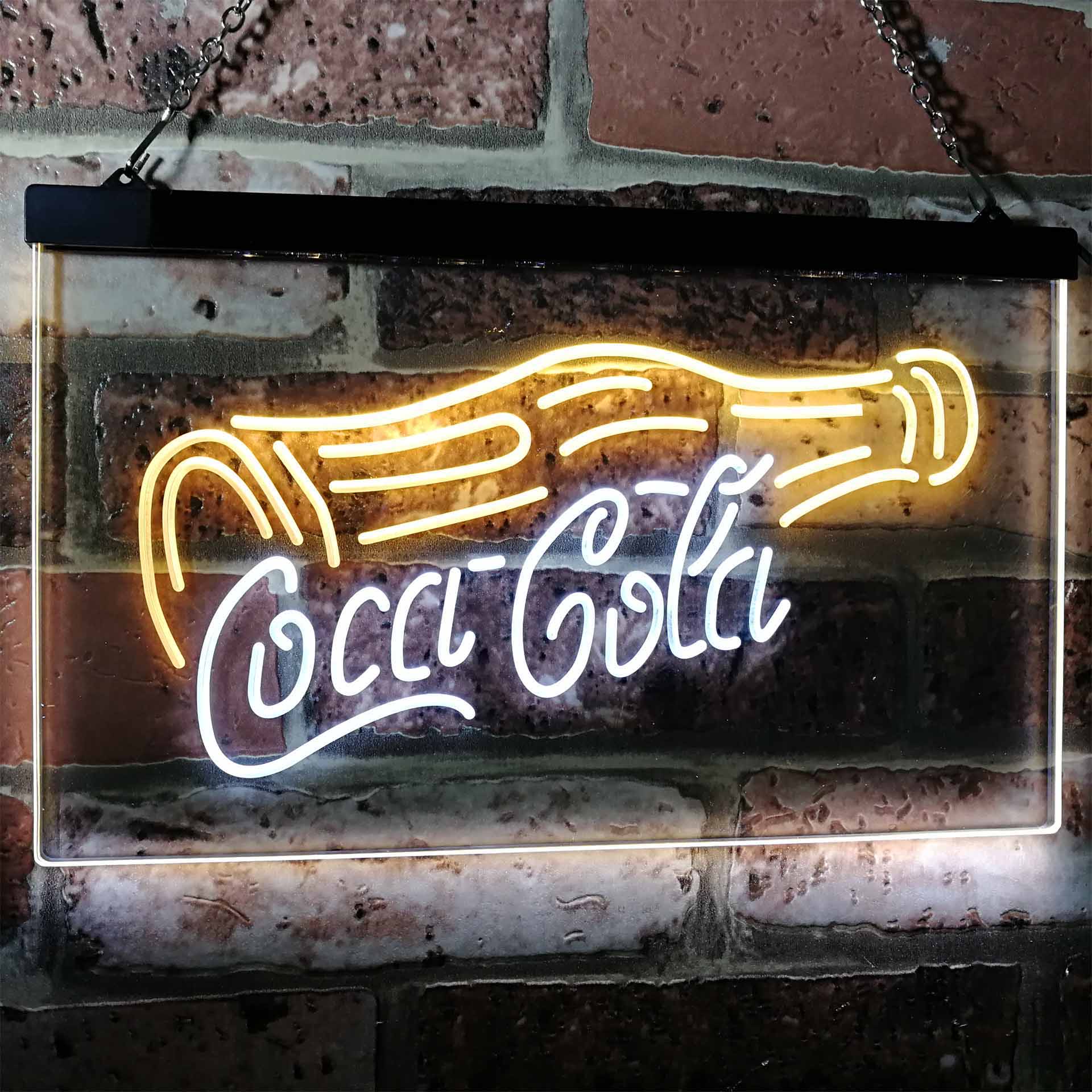 Coca Cola Bottle Drink Bar Neon LED Sign