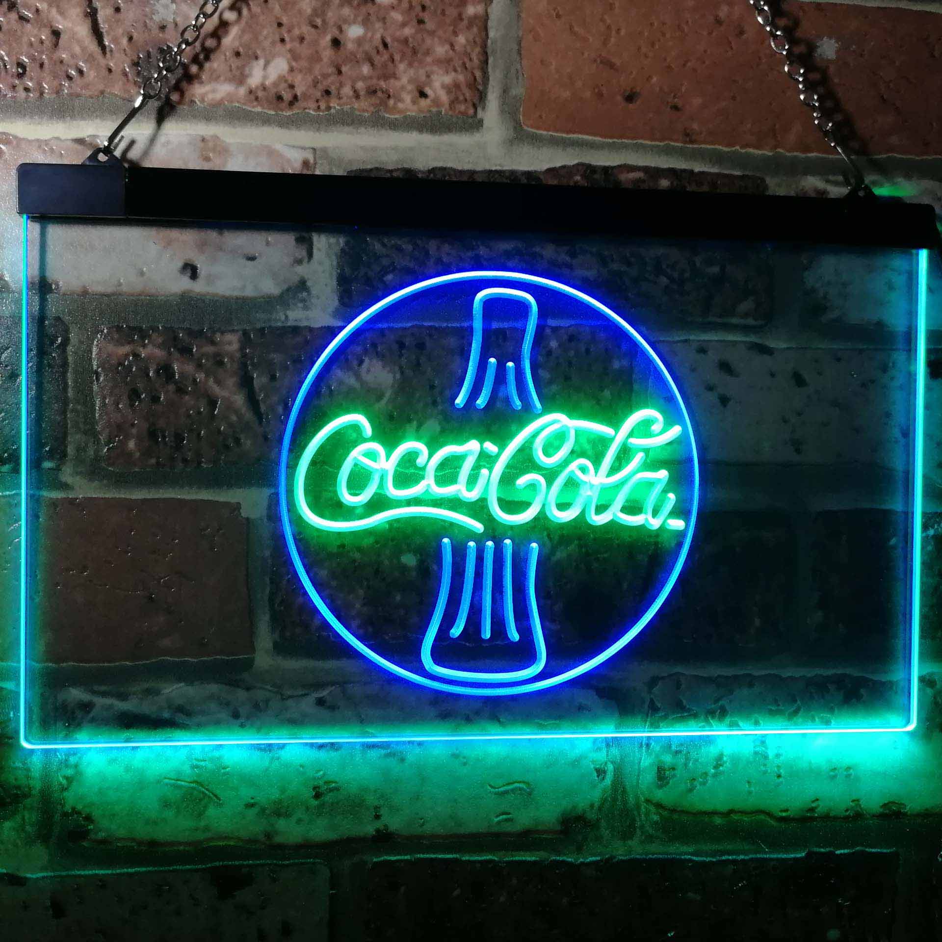 Coca Cola Coke Bottle Bar Neon LED Sign