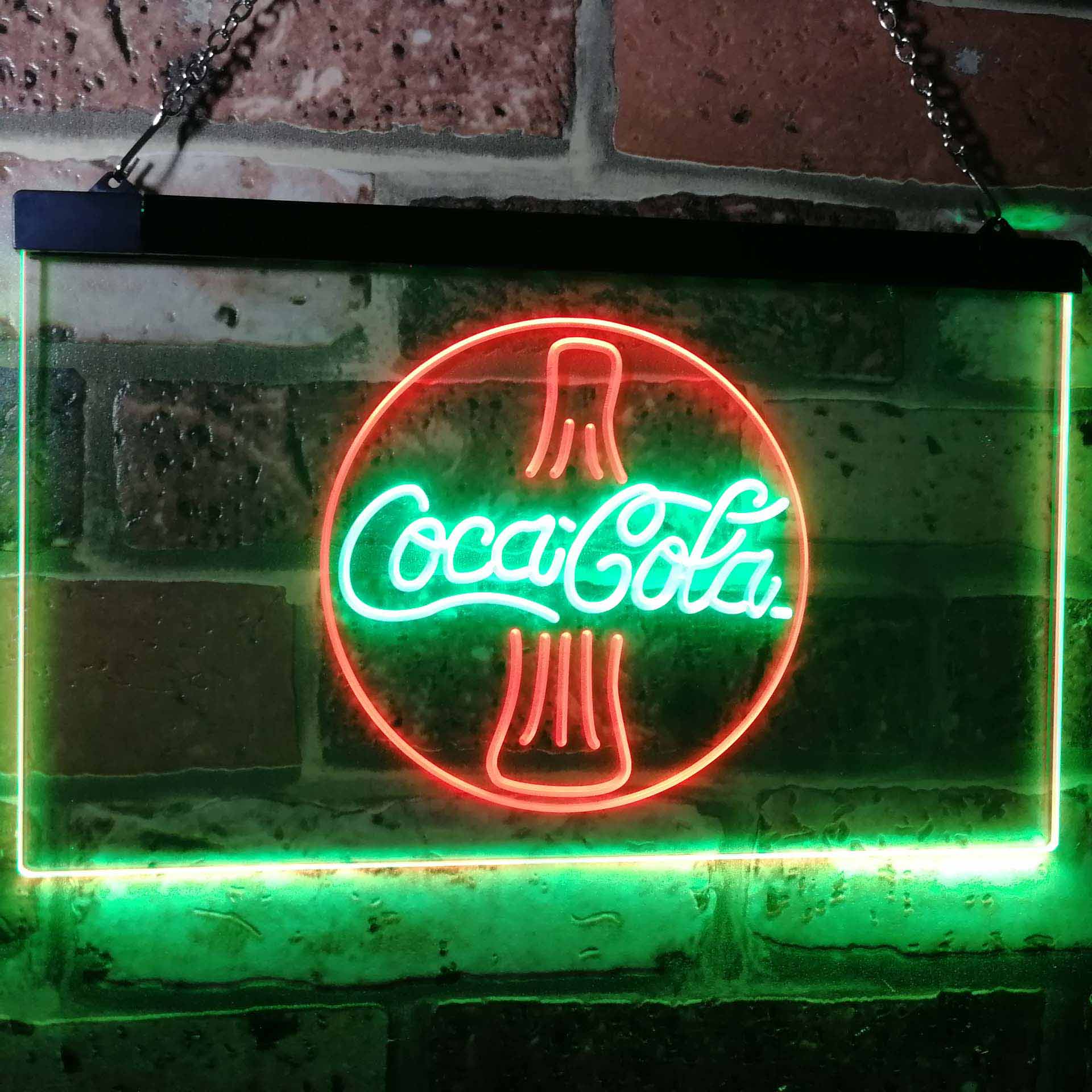 Coca Cola Coke Bottle Bar Neon LED Sign