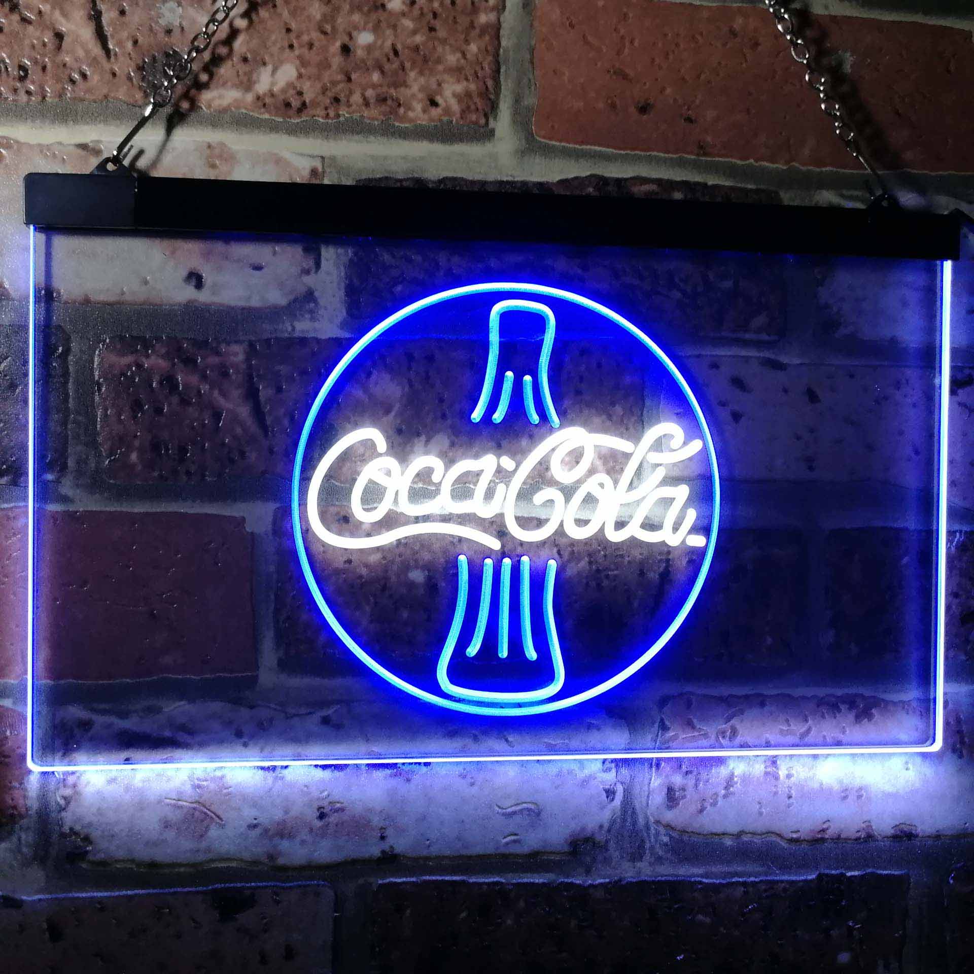 Coca Cola Coke Bottle Bar Neon LED Sign