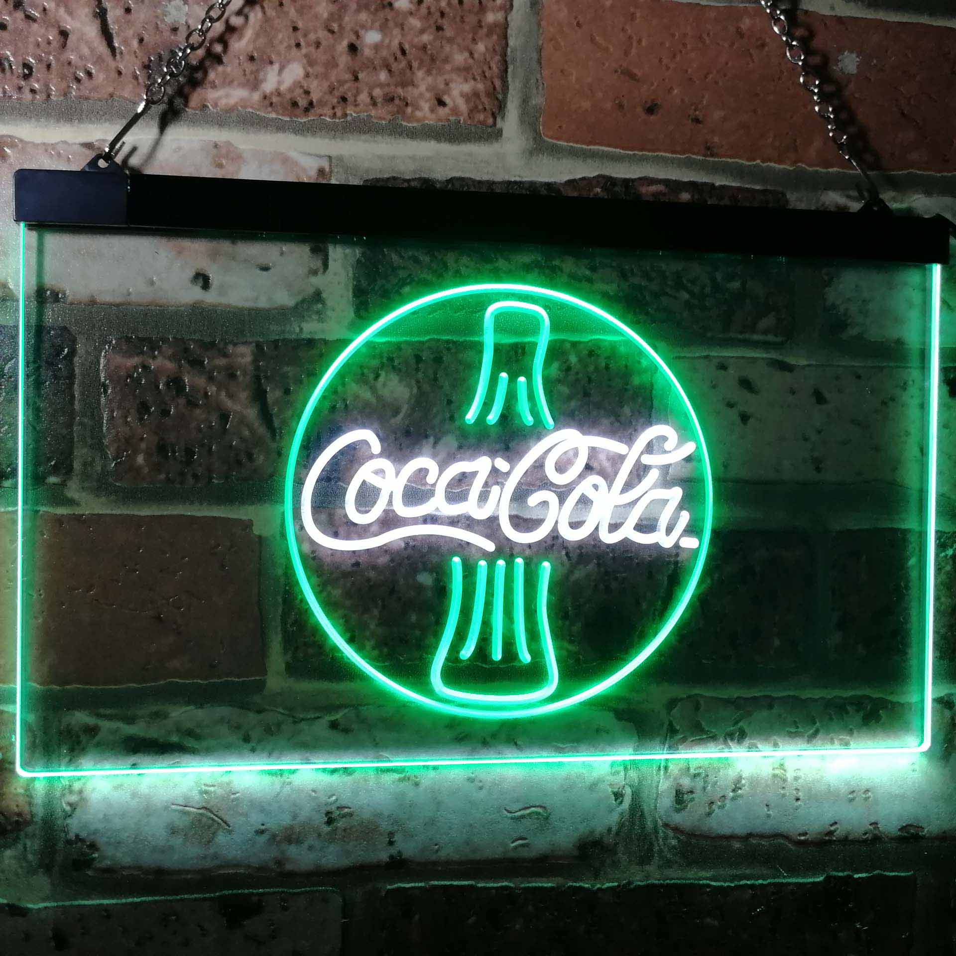 Coca Cola Coke Bottle Bar Neon LED Sign