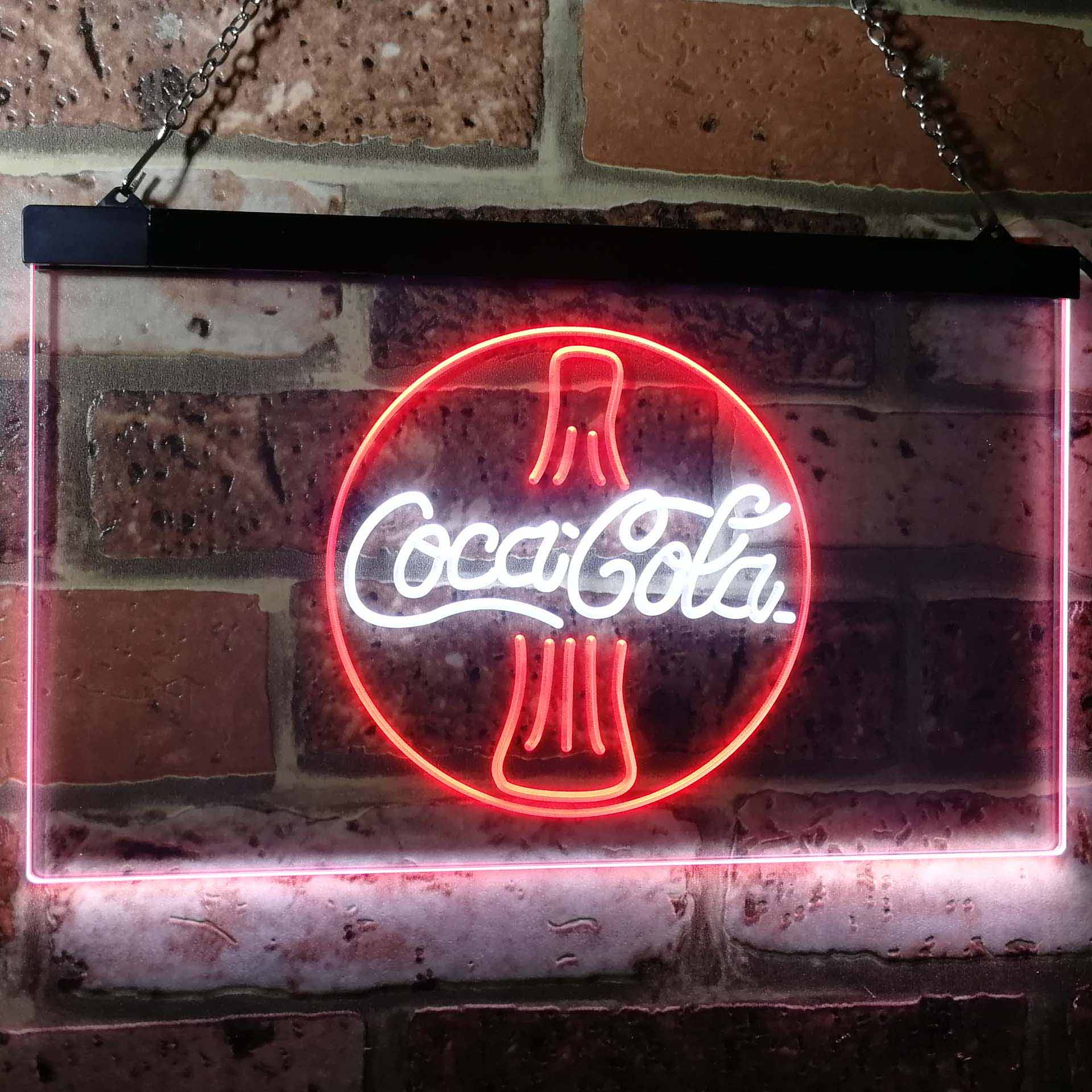 Coca Cola Coke Bottle Bar Neon LED Sign