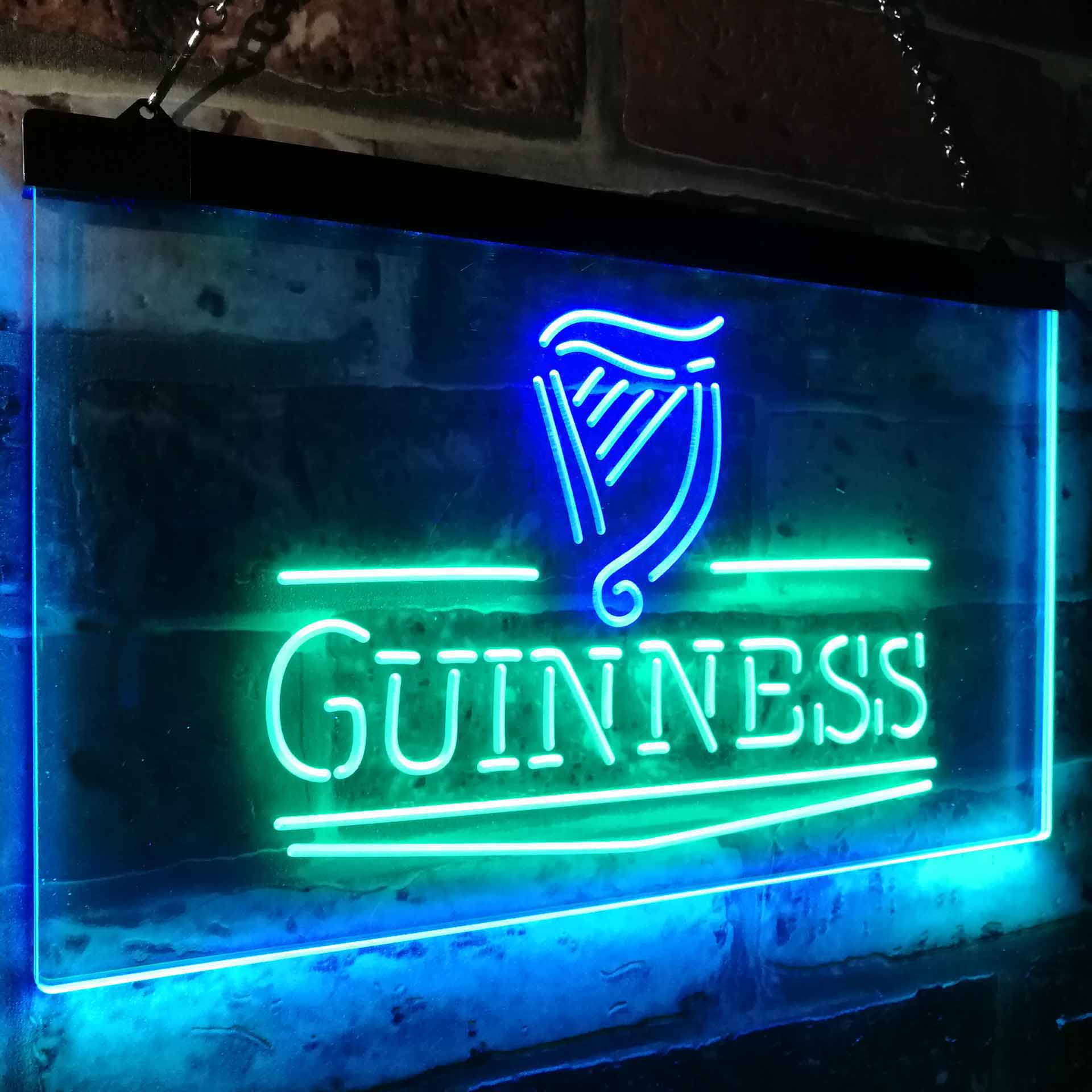 Guinness Classic Beer Bar Neon LED Sign