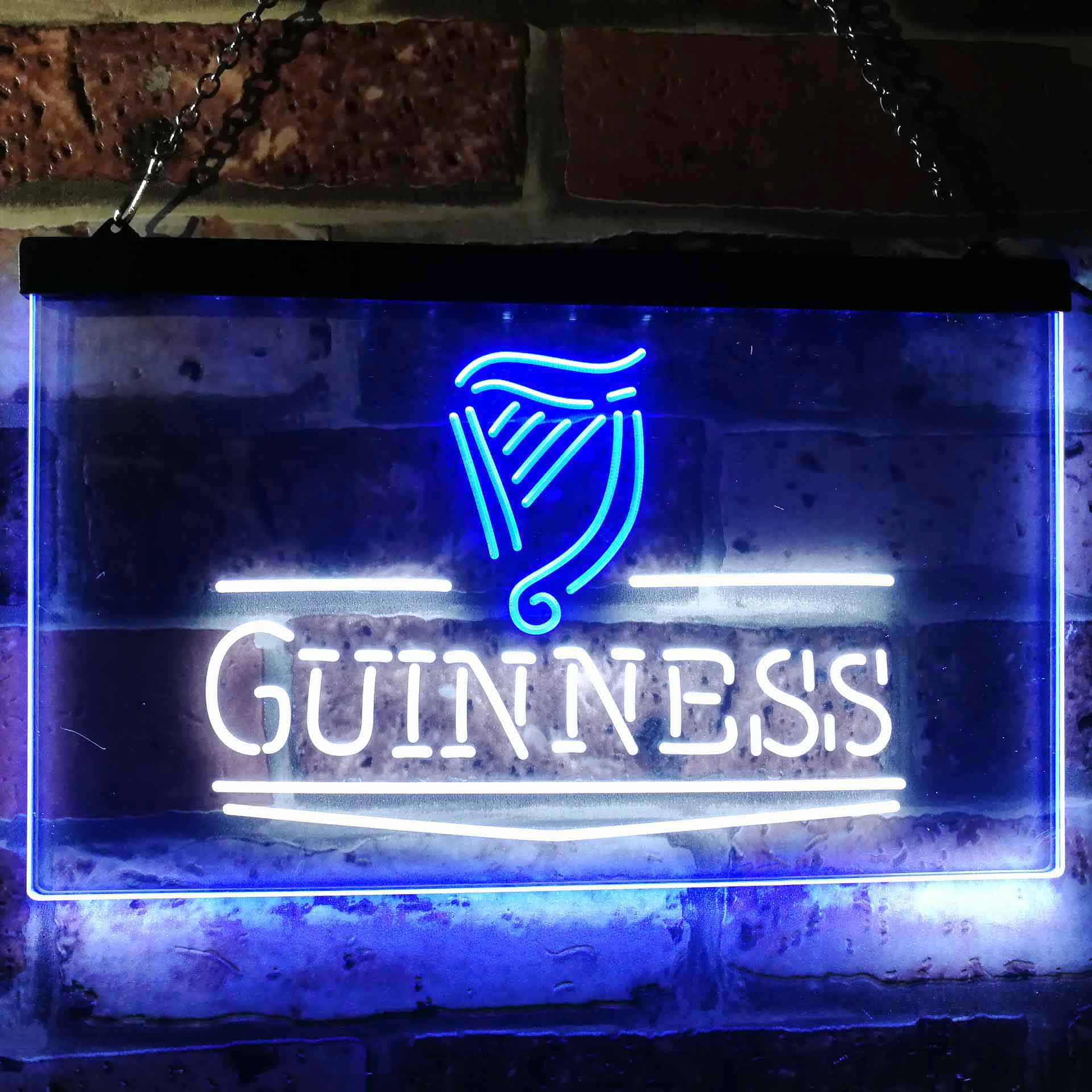 Guinness Classic Beer Bar Neon LED Sign