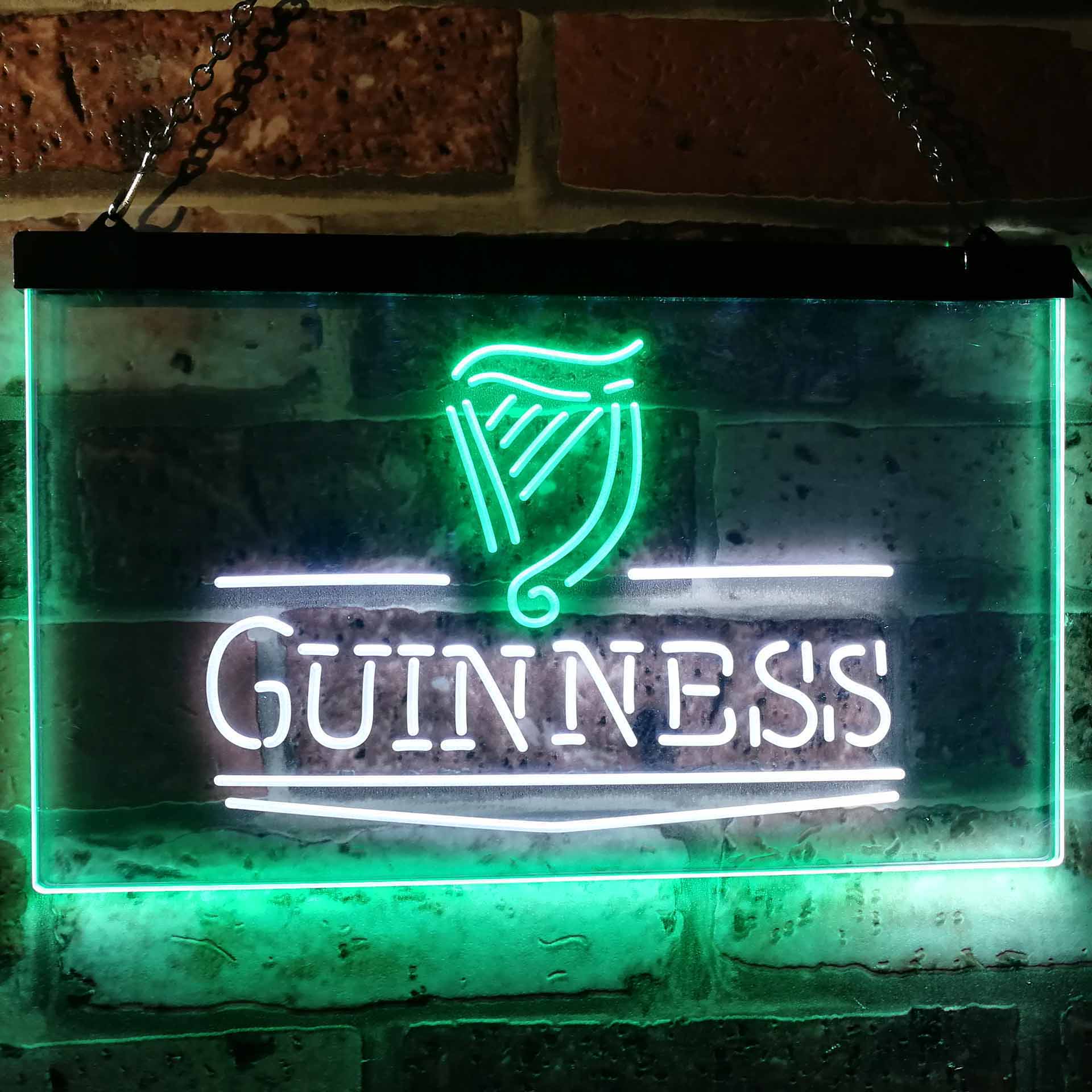 Guinness Classic Beer Bar Neon LED Sign