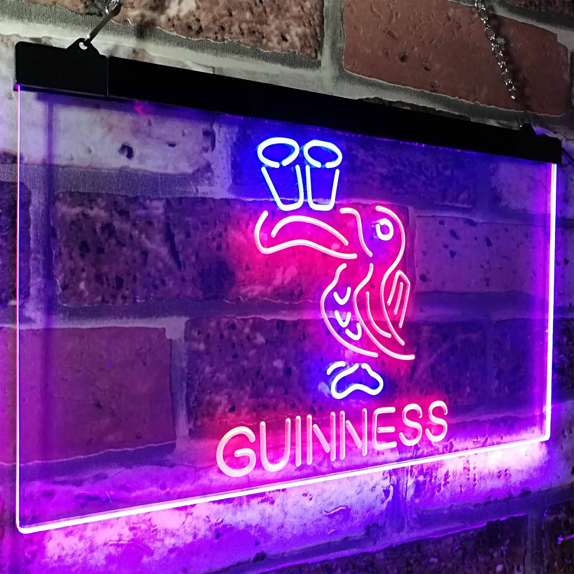 Lovely Day Guinness Beer Toucan Bar Decor Neon LED Sign